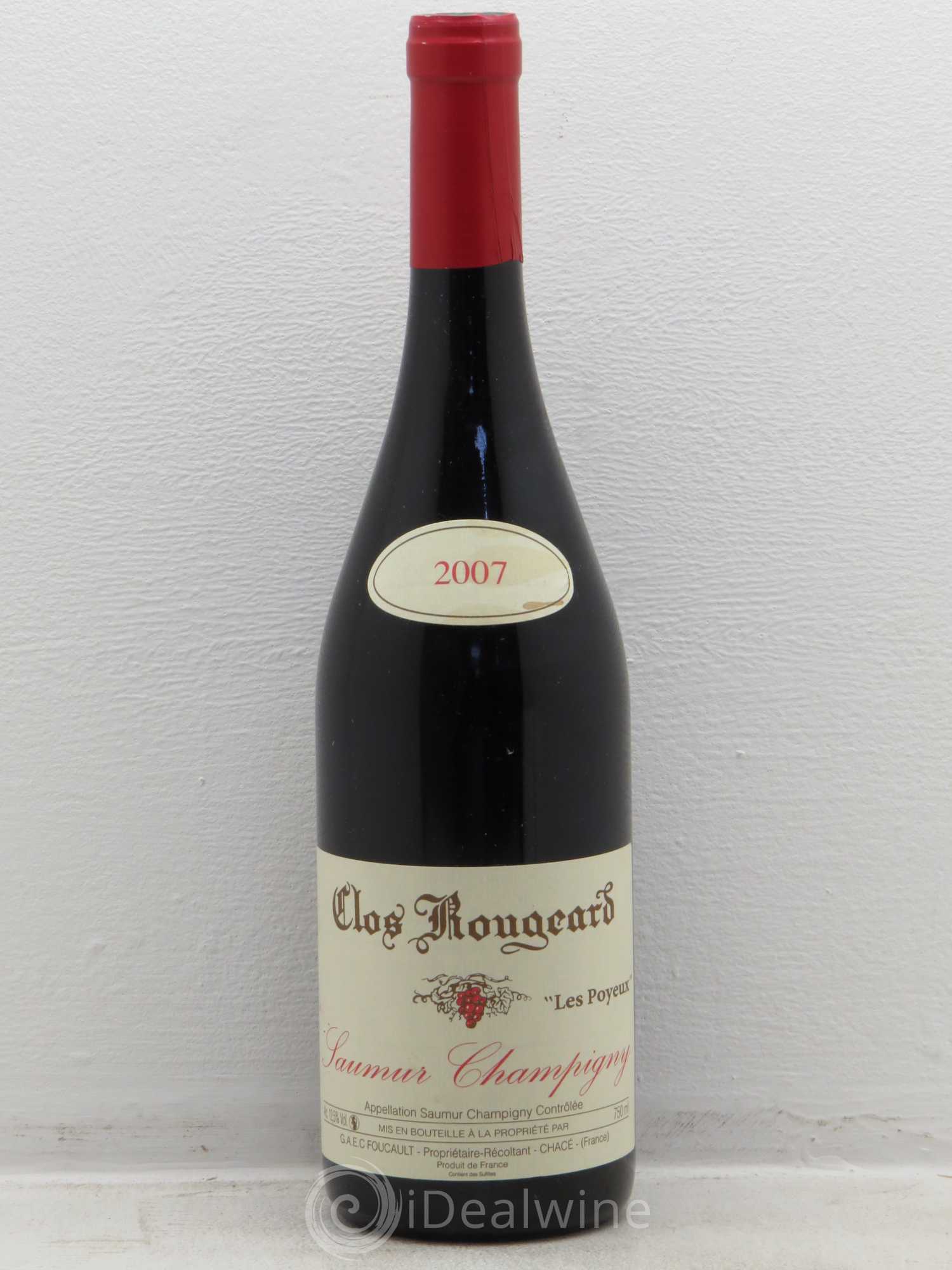 Saumur-Champigny Les Poyeux Clos Rougeard 2007 - Lot de 1 bouteille - 0