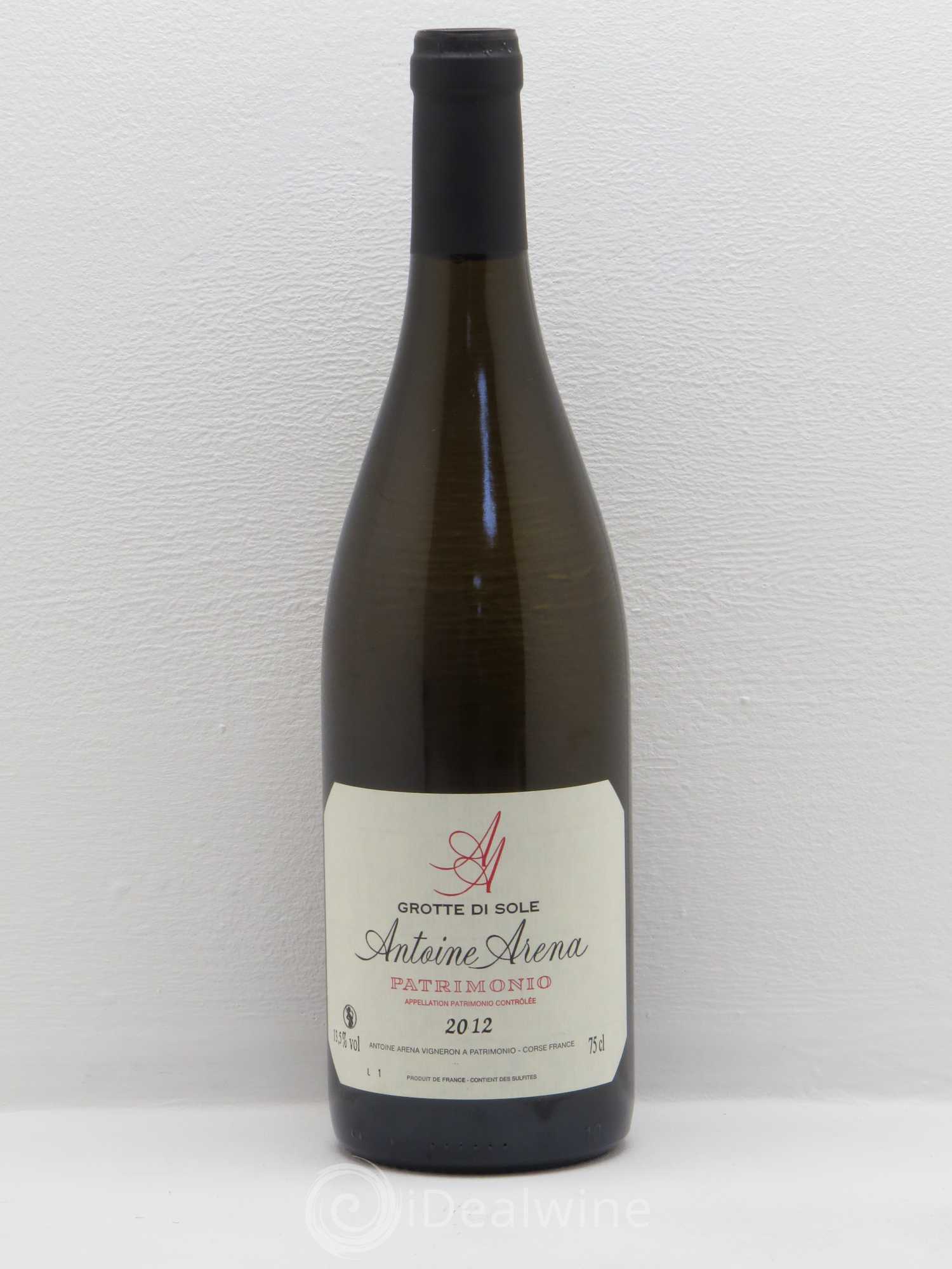 Patrimonio Grotte di Sole Antoine Arena 2012 - Lot de 1 bouteille - 0