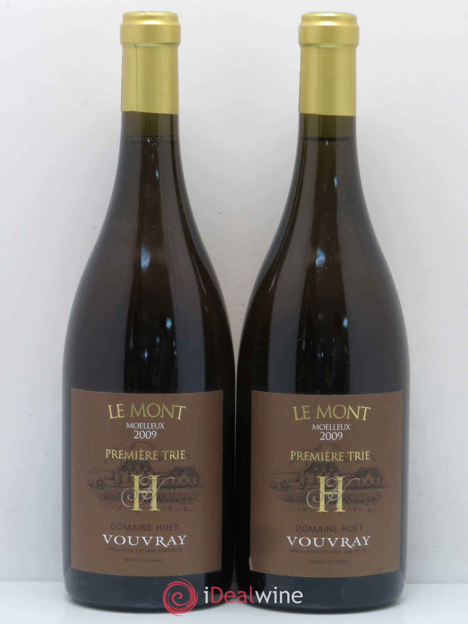 Vouvray Le Mont Moelleux 1ère Trie Domaine Huet 2009 - Lotto di 2 bottiglie - 0