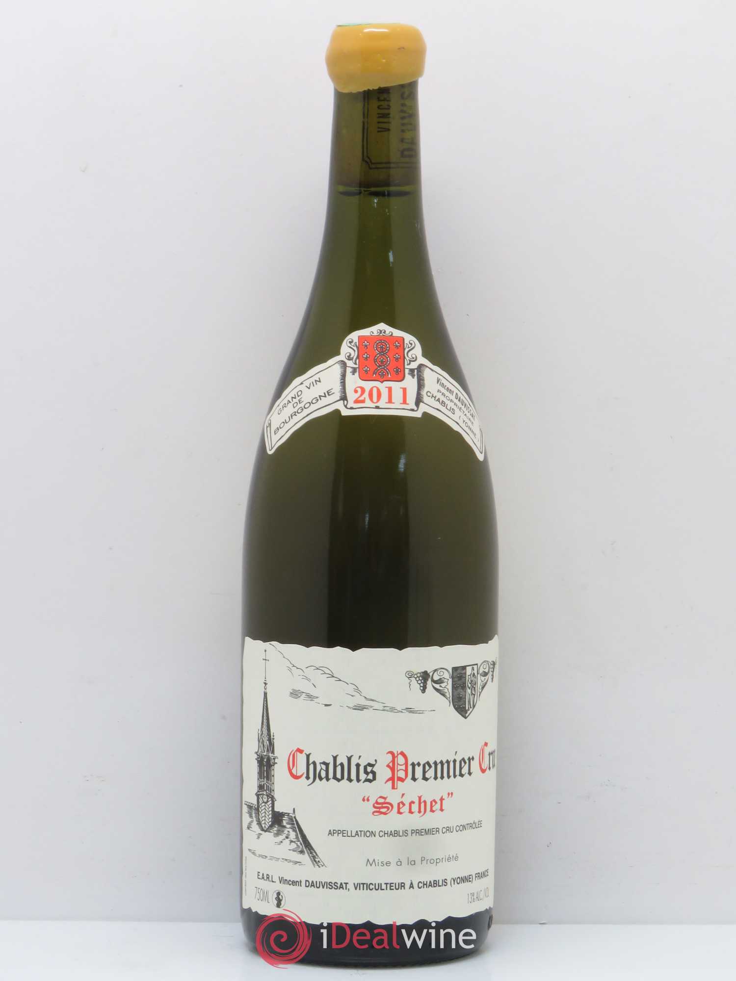 Chablis 1er Cru Séchet Vincent Dauvissat (Domaine) 2011 - Lot de 1 bouteille - 0