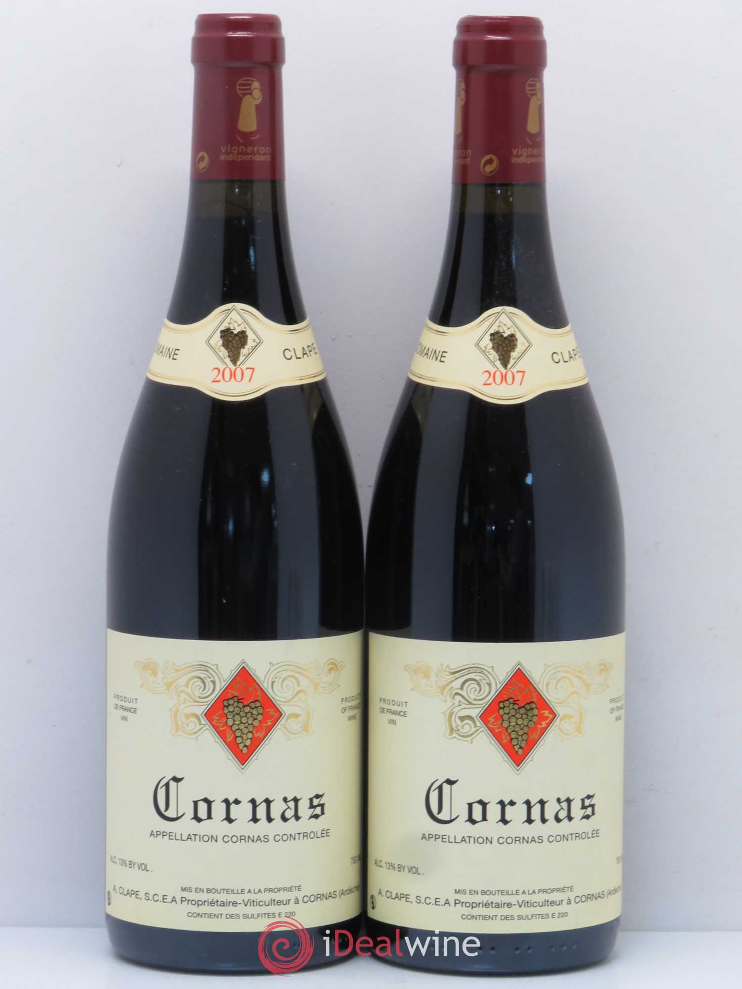 Cornas Auguste Clape 2007 - Lot de 2 bouteilles - 0