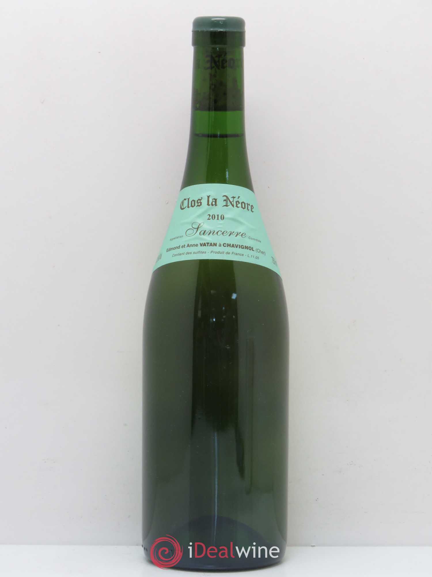 Sancerre Clos la Neore Edmond Vatan 2010 - Lot de 1 bouteille - 0
