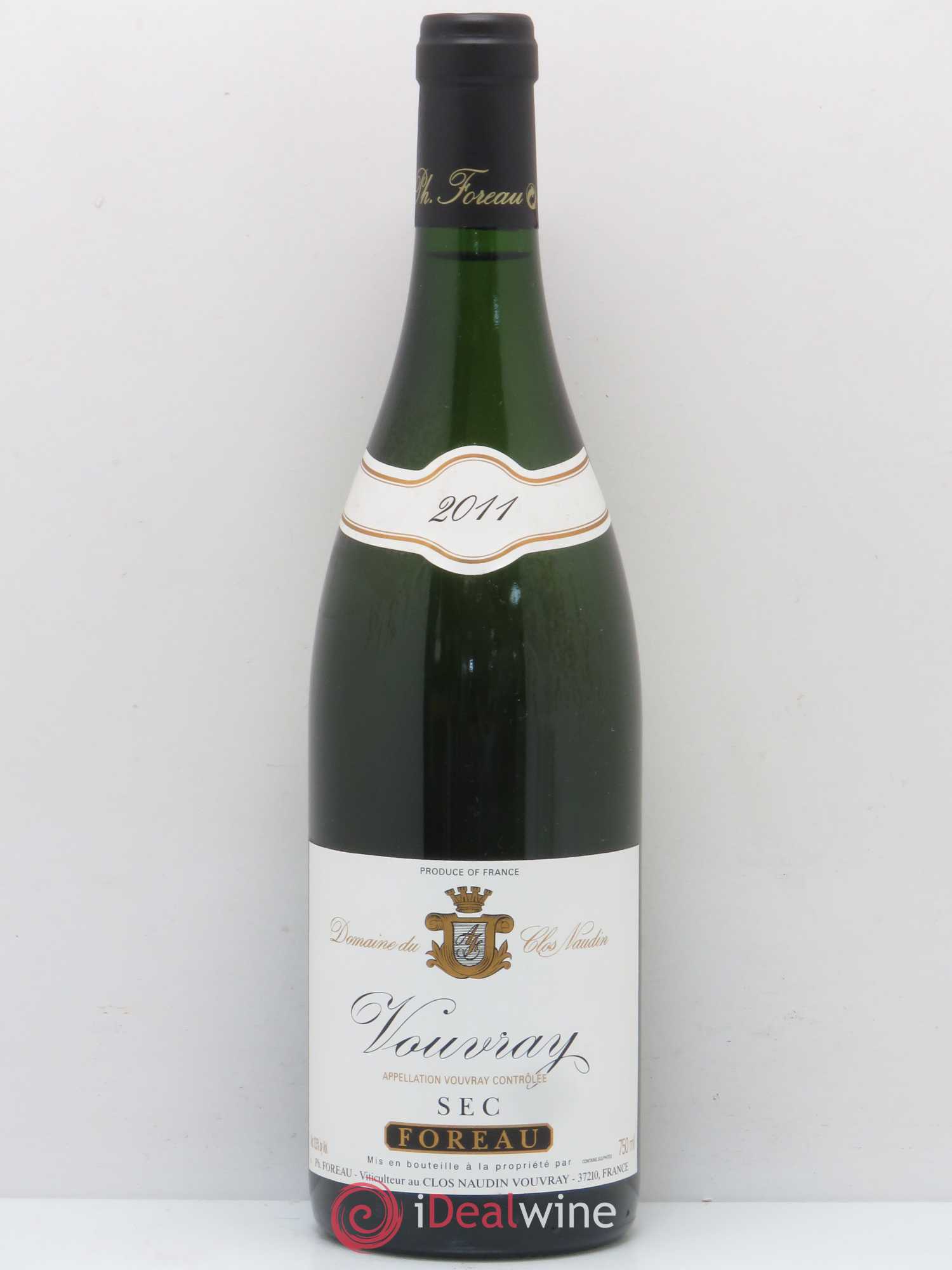 Vouvray Sec Clos Naudin - Philippe Foreau 2011 - Lot de 1 bouteille - 0