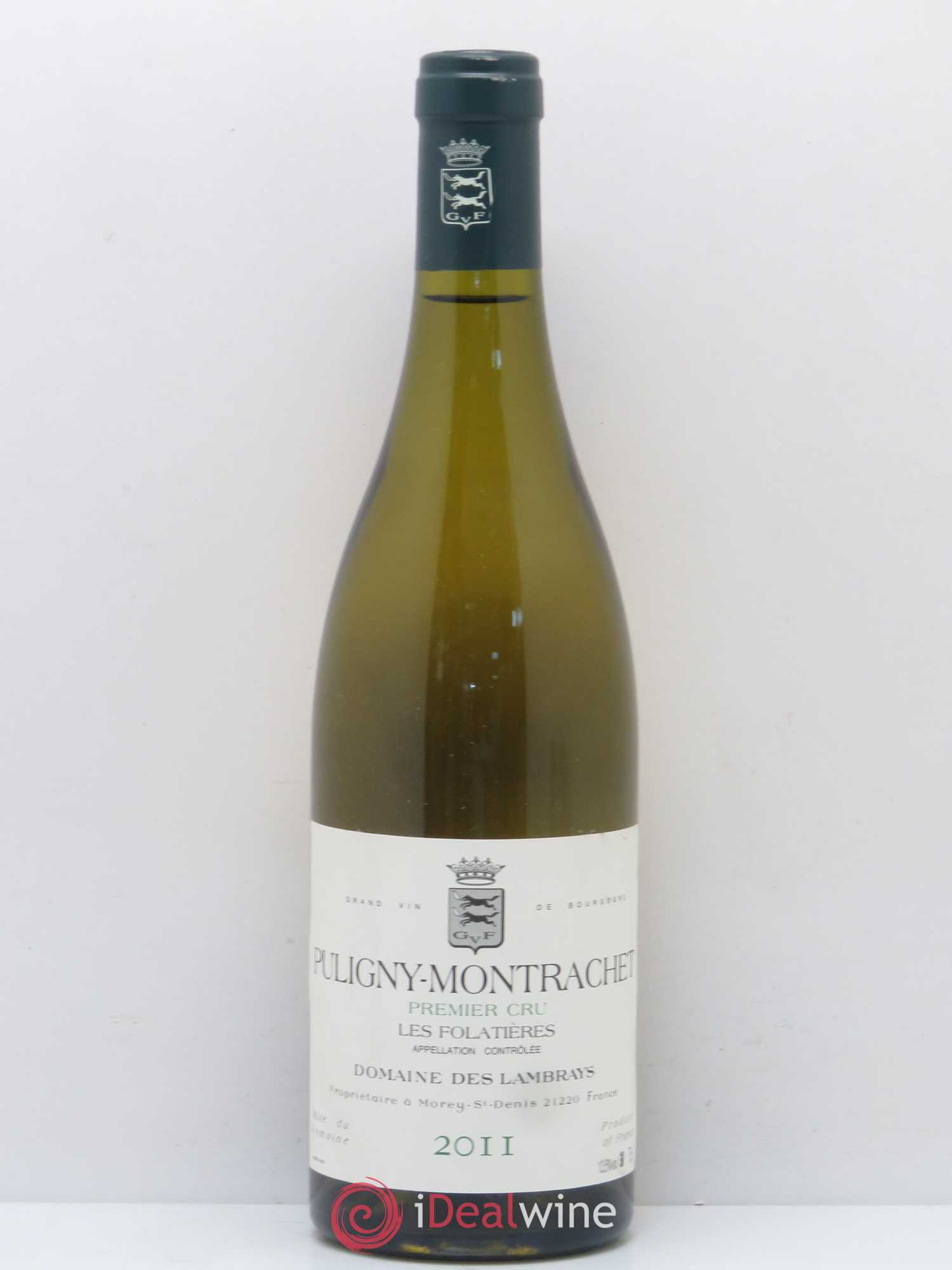 Puligny-Montrachet 1er Cru Les Folatières Domaine des Lambrays 2011 - Lot de 1 bouteille - 0