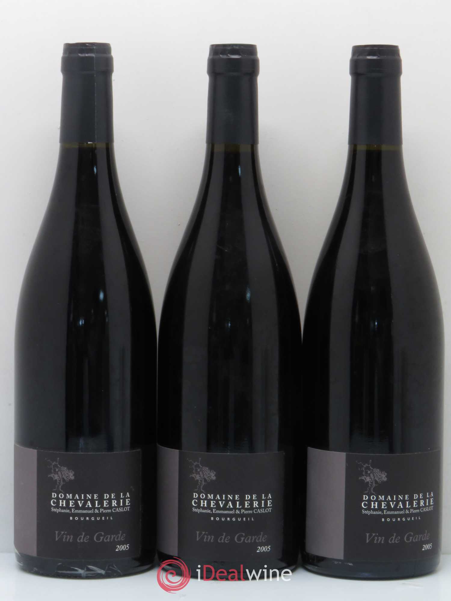 Bourgueil Vin de Garde Domaine de La Chevalerie 2005 - Posten von 3 Flaschen - 0