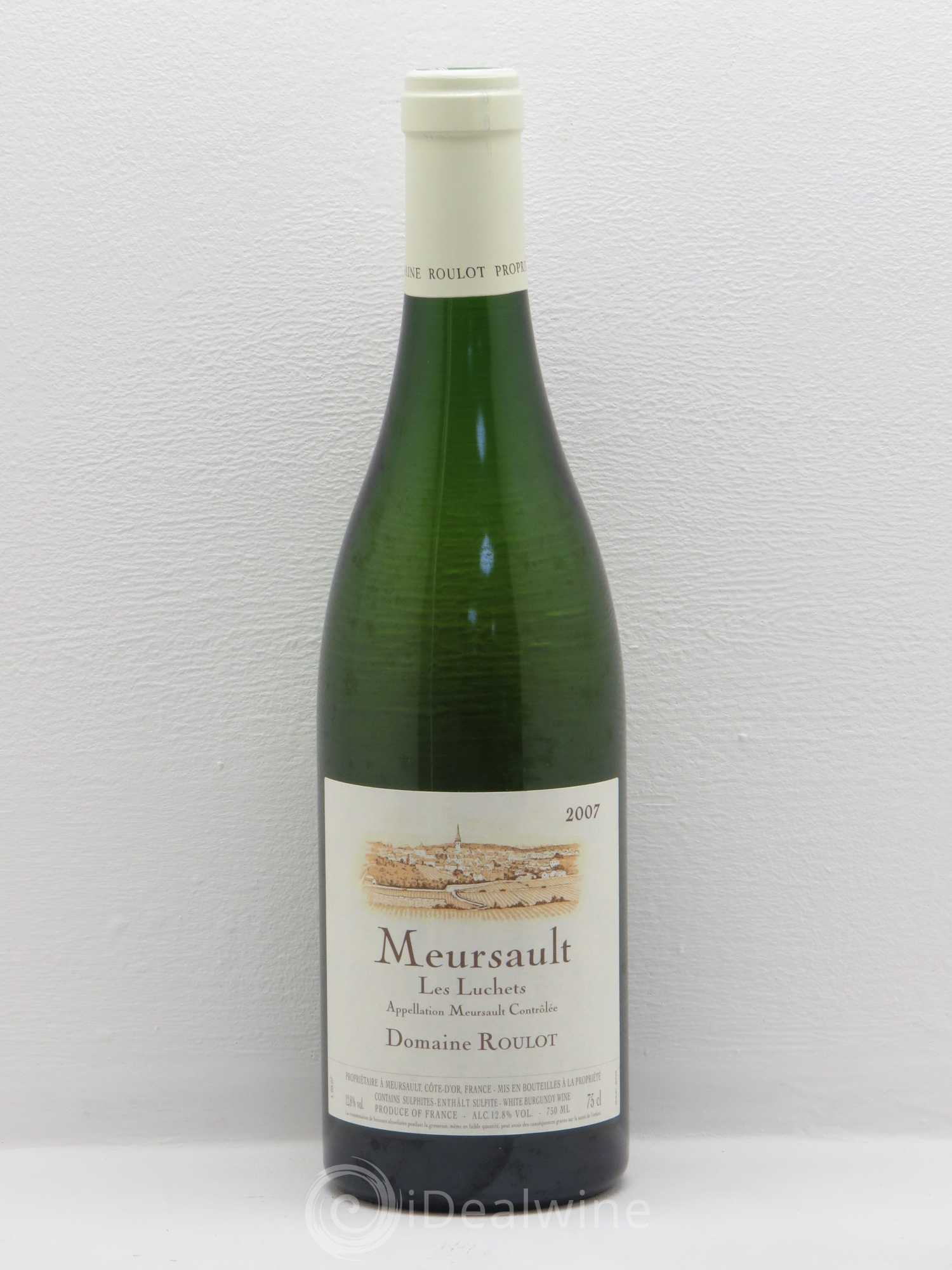 Meursault Luchets Roulot (Domaine) 2007 - Lot de 1 bouteille - 0