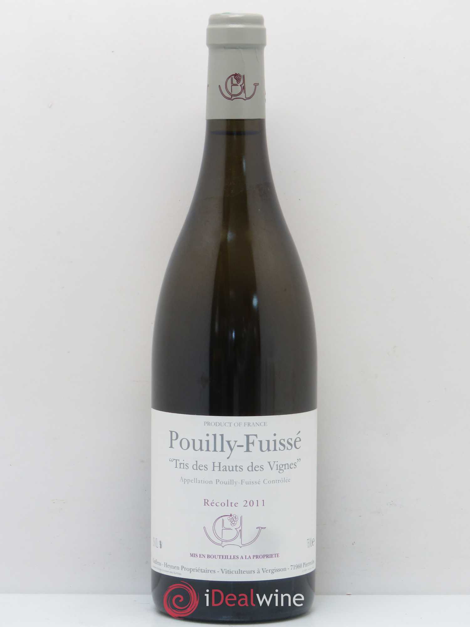 Pouilly-Fuissé Tris des Hauts des Vignes Guffens-Heynen 2011 - Lot de 1 bouteille - 0
