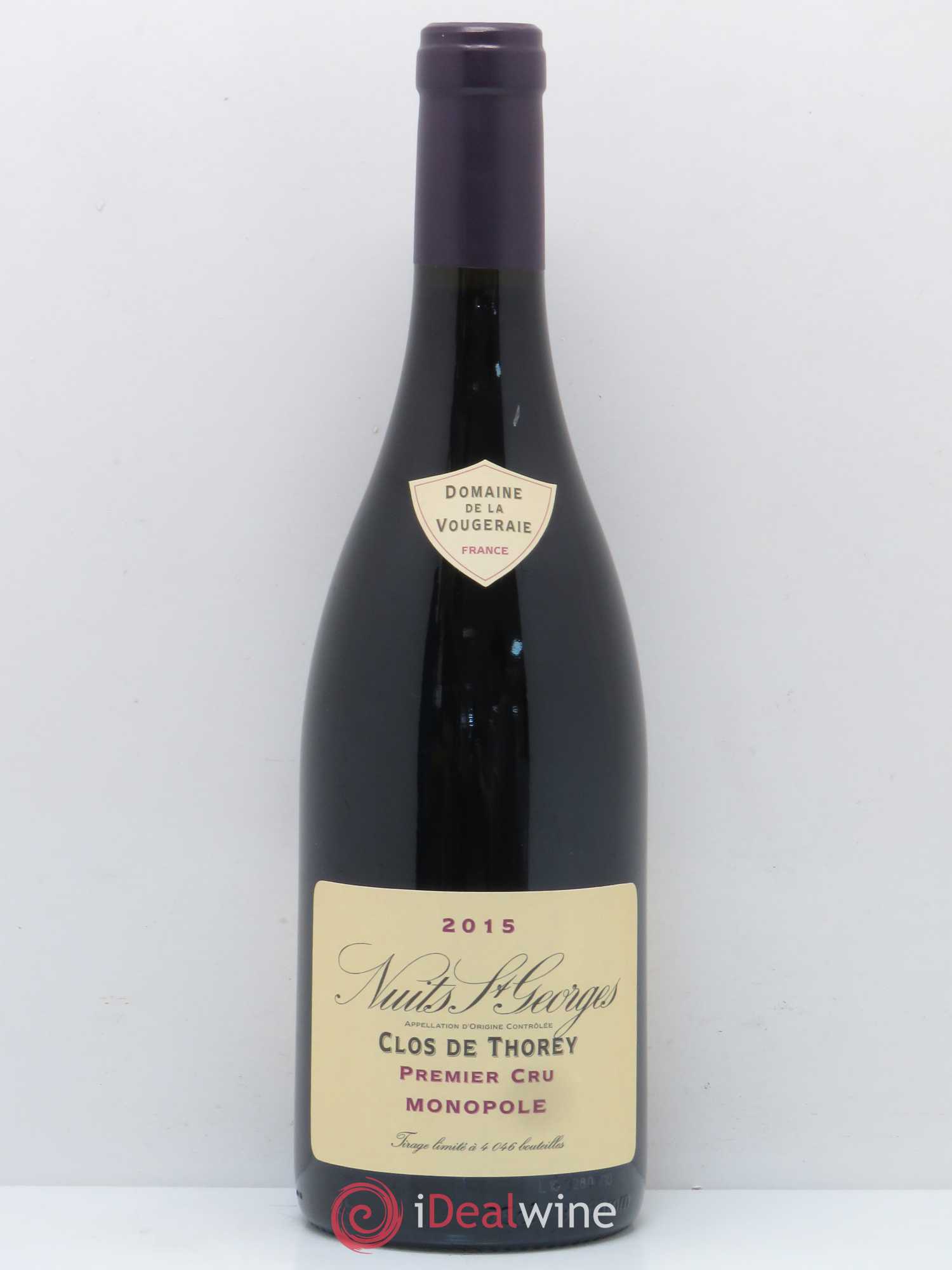 Nuits-Saint-Georges 1er Cru Clos de Thorey La Vougeraie 2015 - Posten von 1 Flasche - 0