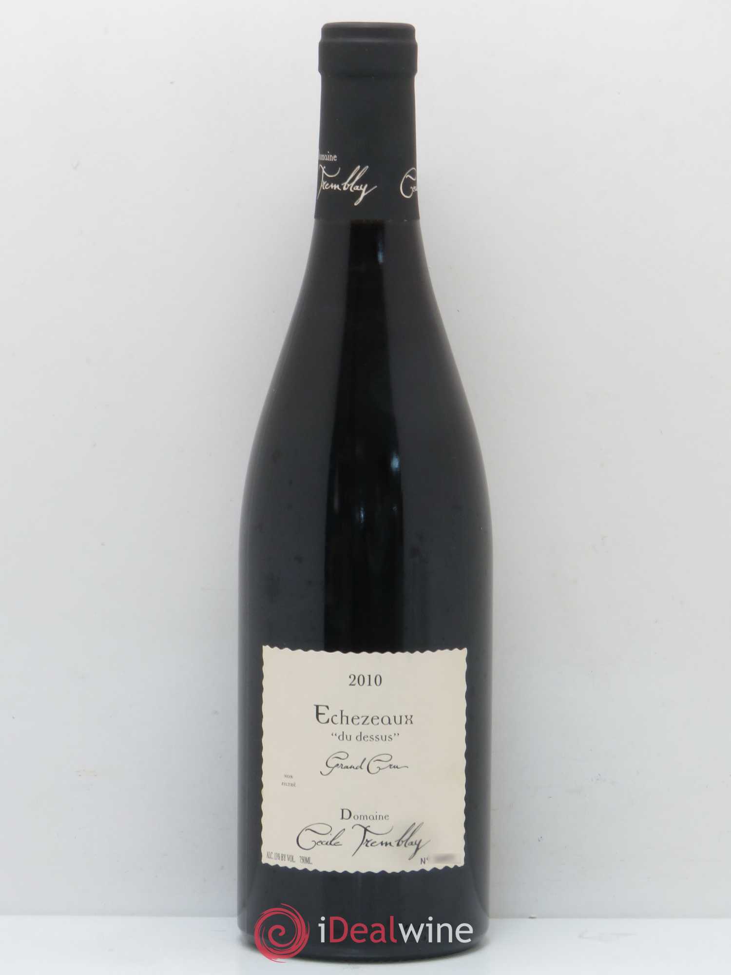 Echezeaux Grand Cru du dessus Cécile Tremblay 2010 - Lot de 1 bouteille - 0