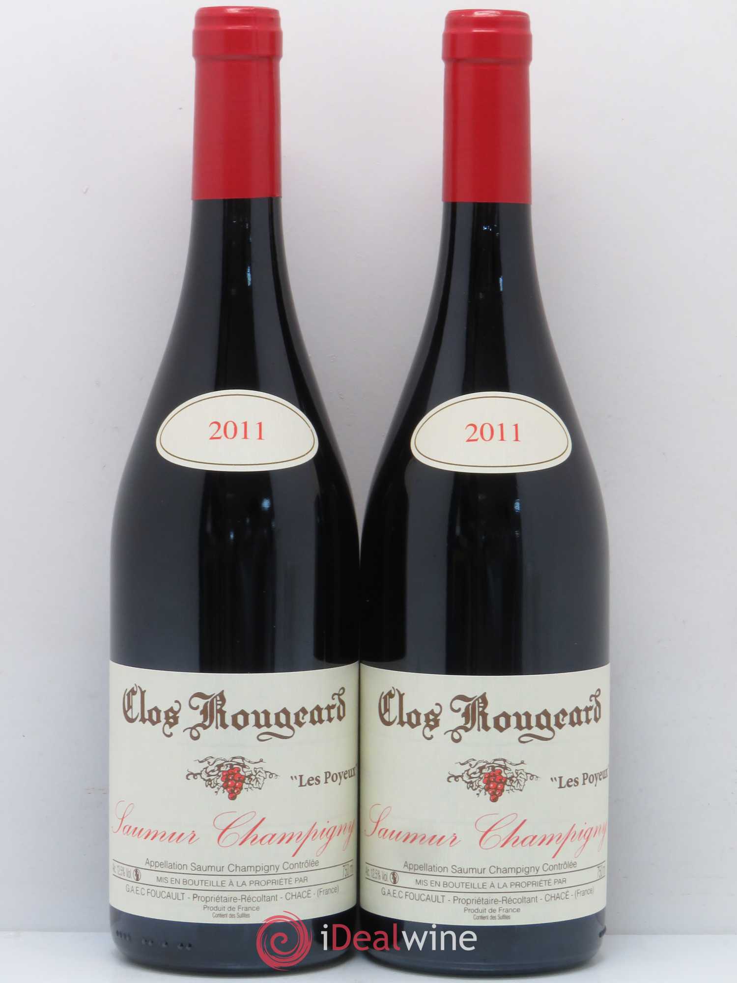 Saumur-Champigny Les Poyeux Clos Rougeard 2011 - Lot de 2 bouteilles - 0