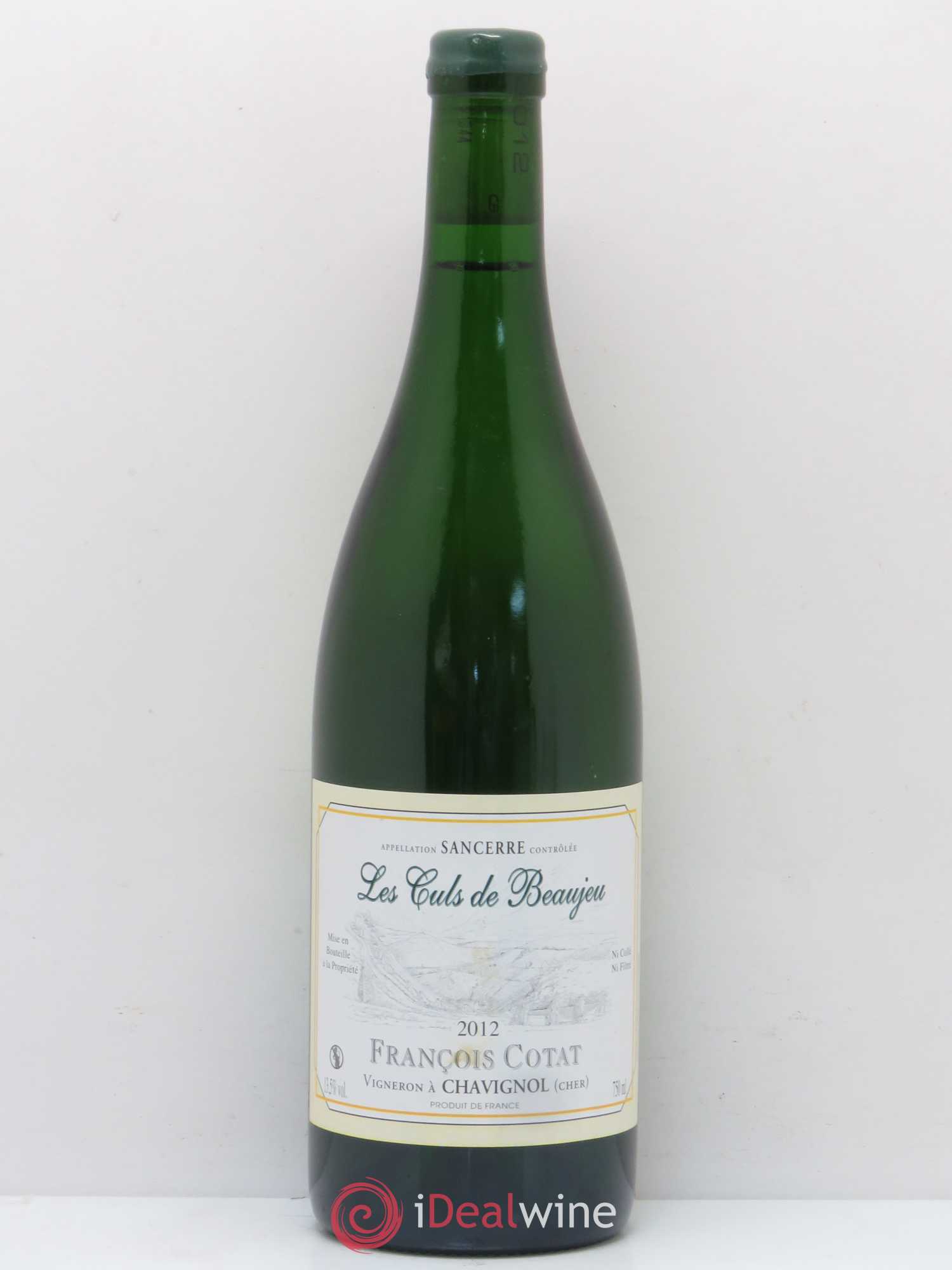 Sancerre Les Culs de Beaujeu François Cotat 2012 - Posten von 1 Flasche - 0