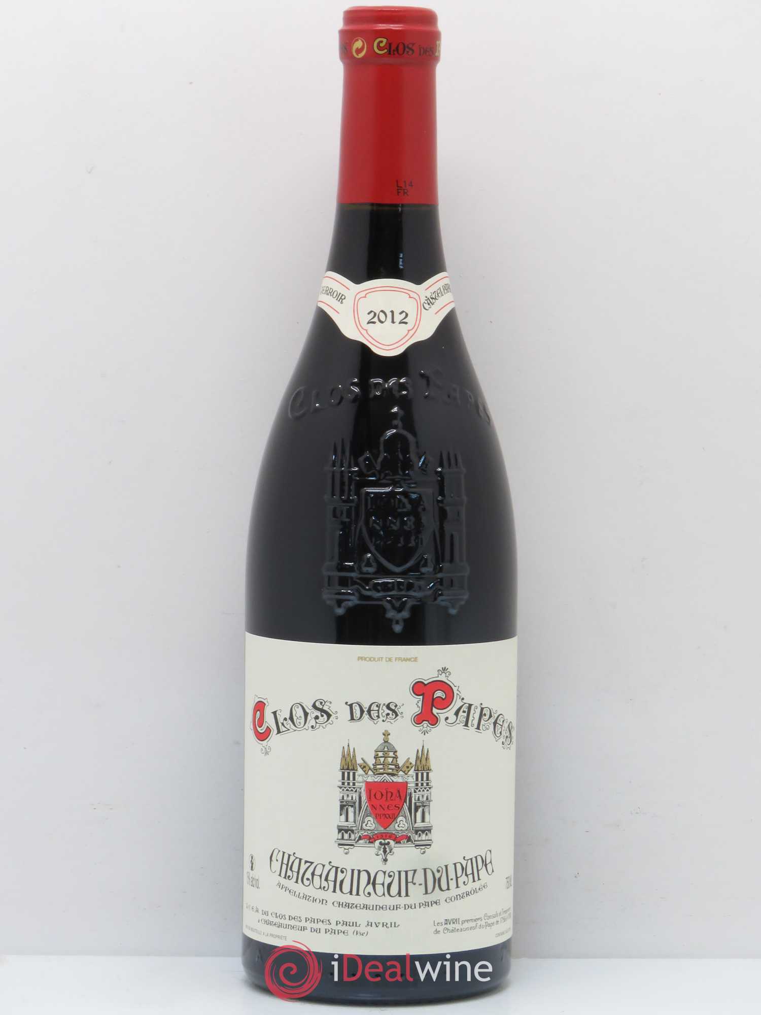 Châteauneuf-du-Pape Clos des Papes - Paul Avril 2012 - Lot de 1 bouteille - 0
