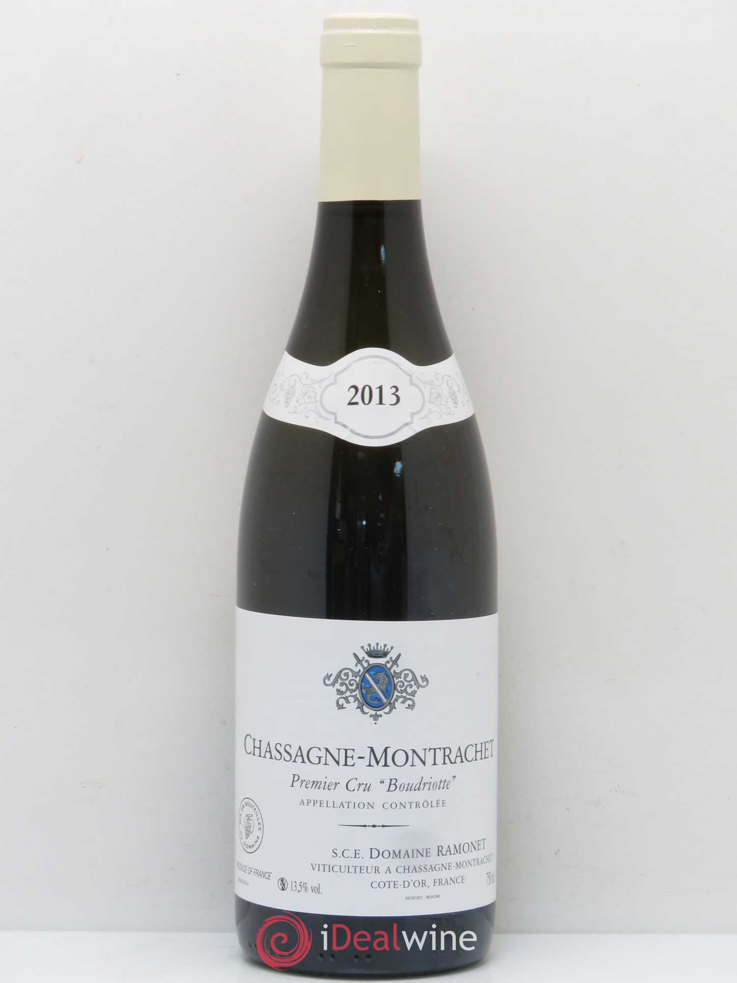 Chassagne-Montrachet 1er Cru Boudriotte Ramonet (Domaine) 2013 - Lot de 1 bouteille - 0