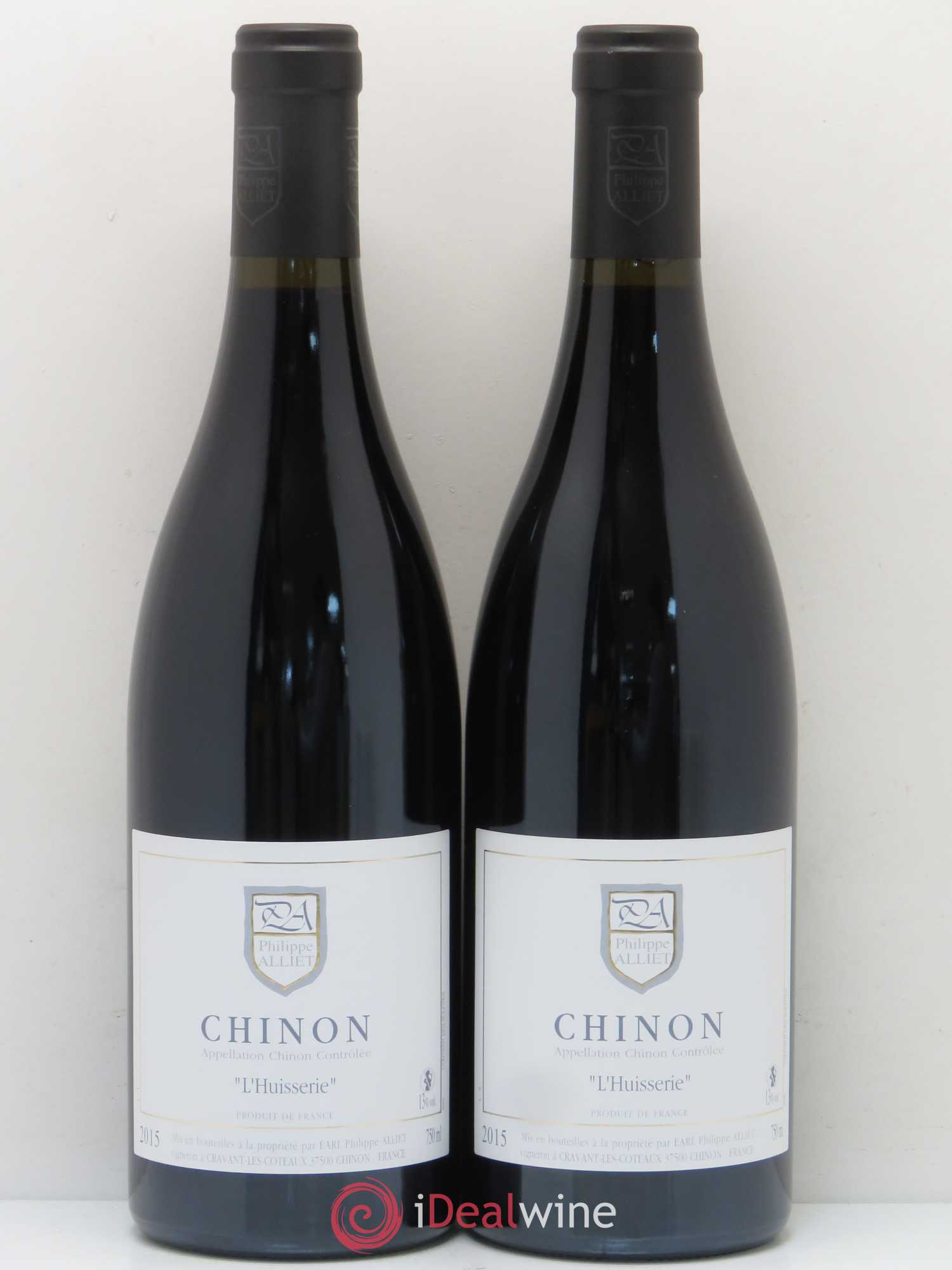 Chinon L'Huisserie Philippe Alliet 2015 - Lot de 2 bouteilles - 0