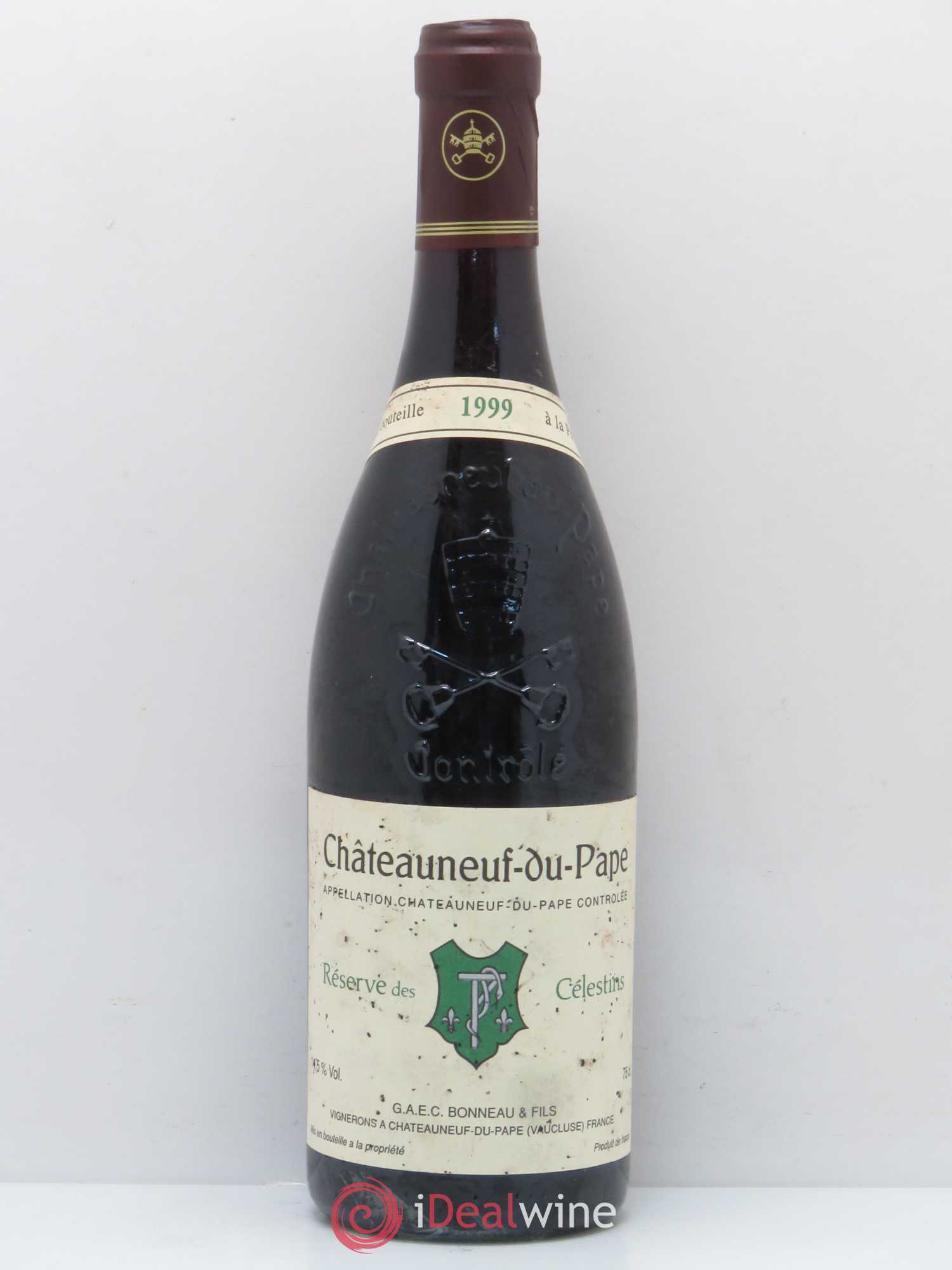 Châteauneuf-du-Pape Réserve des Célestins Henri Bonneau & Fils 1999 - Lot de 1 bouteille - 0