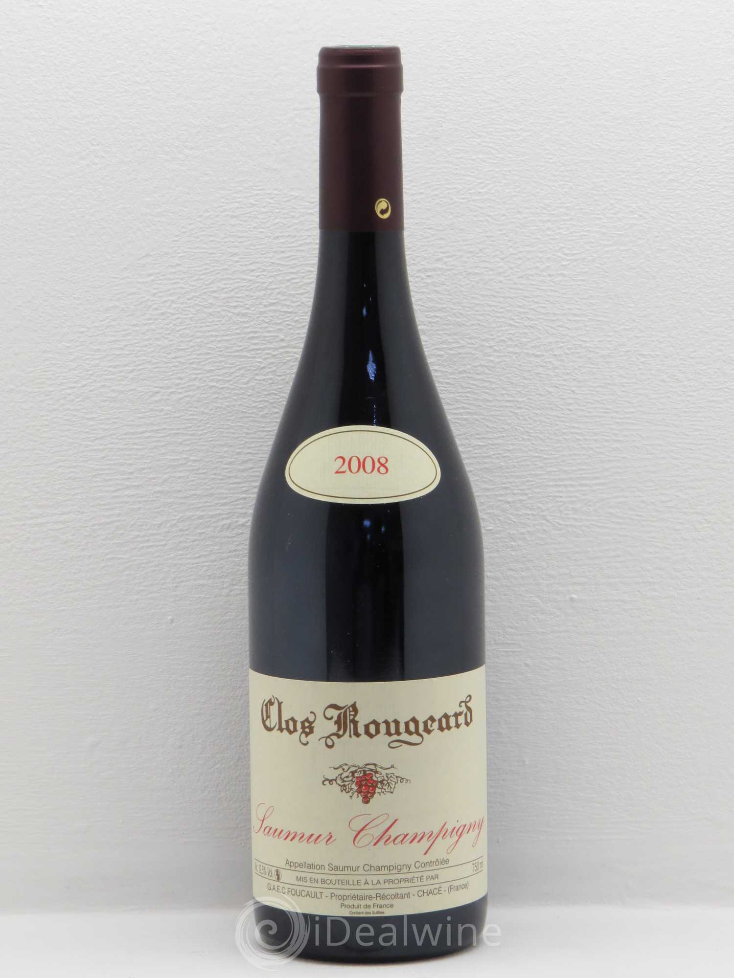 Saumur-Champigny Clos Rougeard 2008 - Lot de 1 bouteille - 0