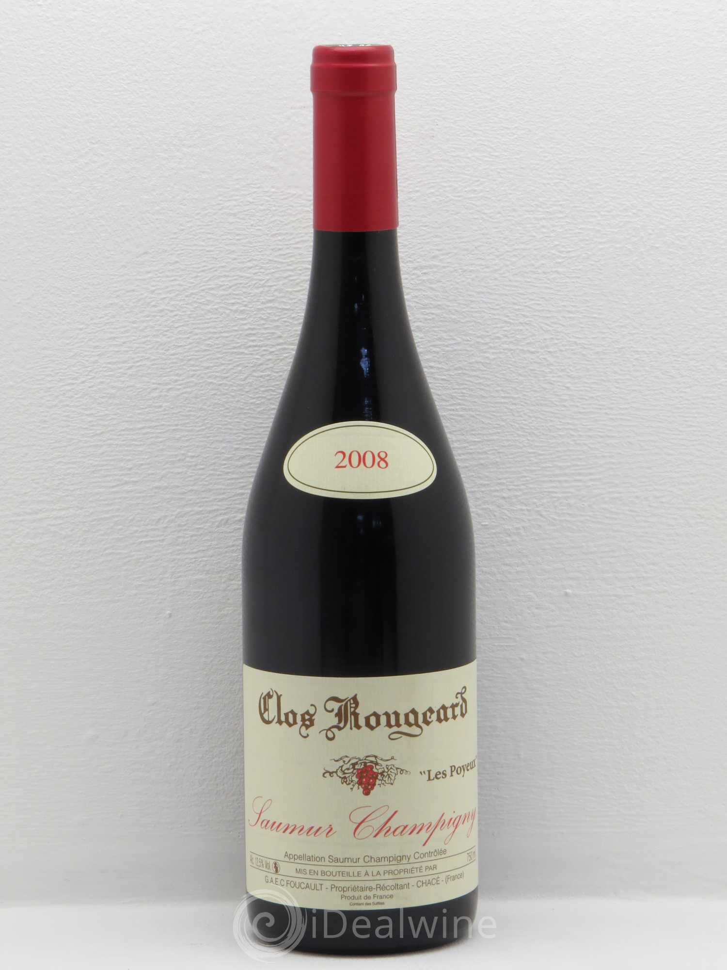 Saumur-Champigny Les Poyeux Clos Rougeard 2008 - Lot de 1 bouteille - 0
