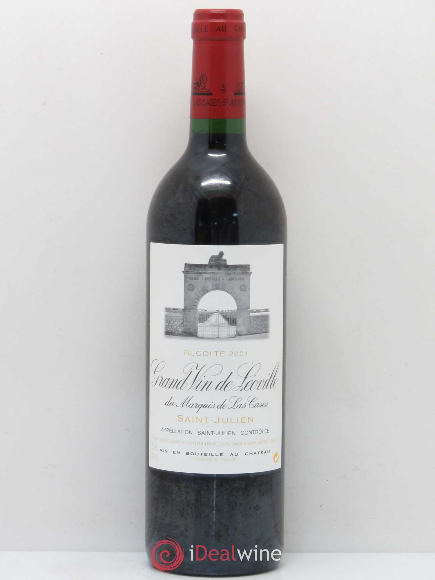 Château Léoville Las Cases 2ème Grand Cru Classé 2001 - Lot de 1 bouteille - 0