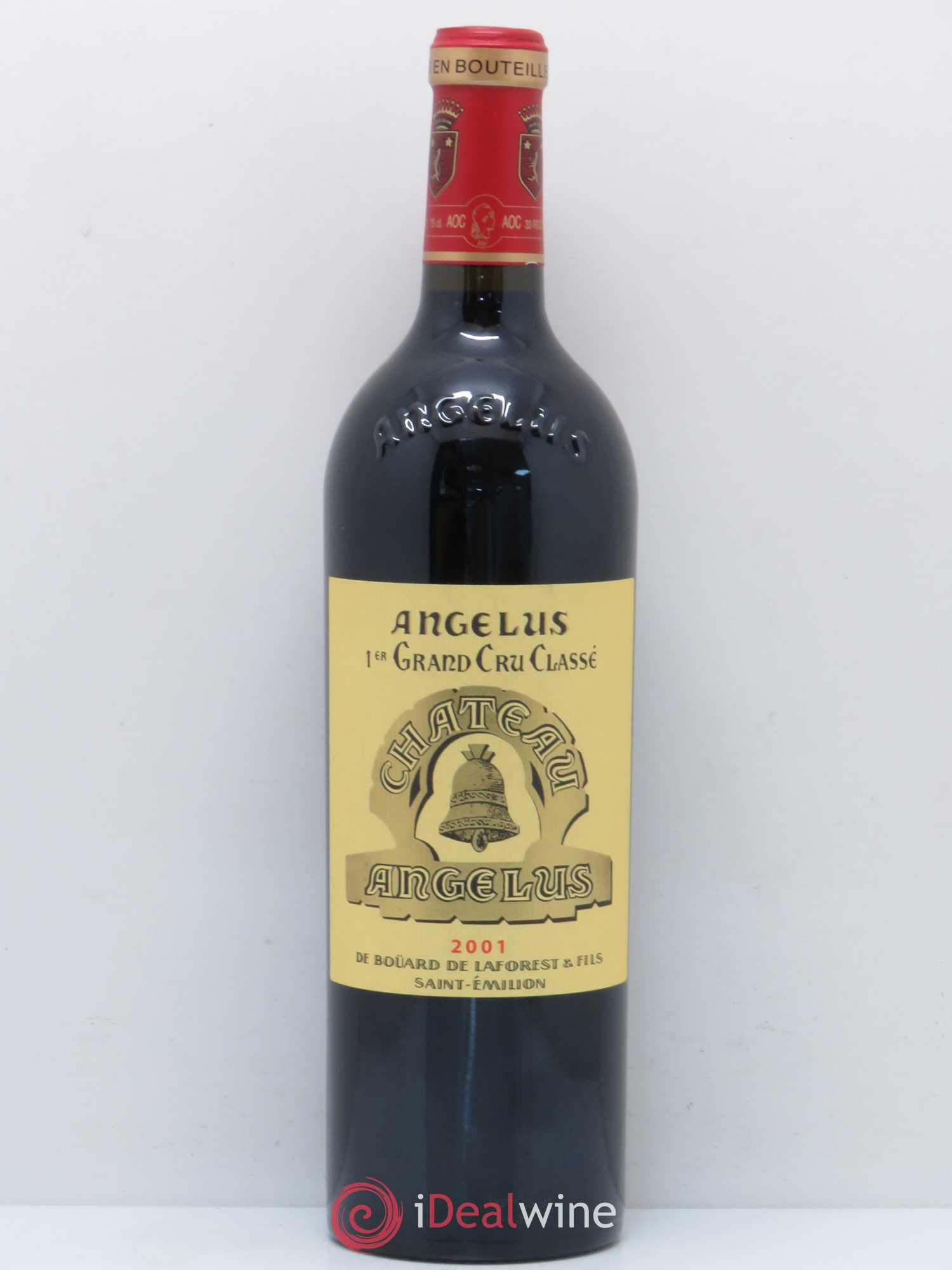 Château Angélus 1er Grand Cru Classé A 2001 - Lot de 1 bouteille - 0