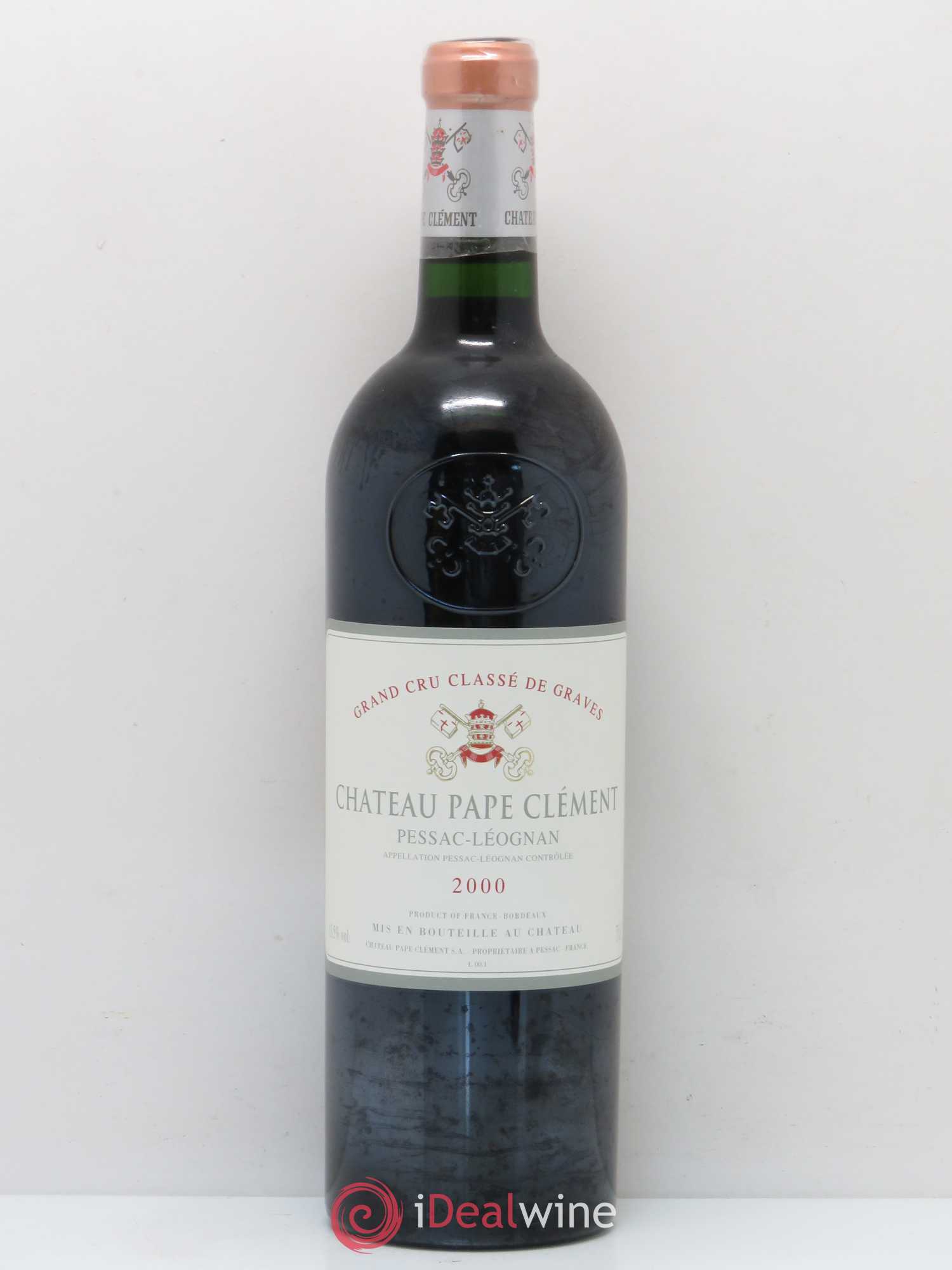 Château Pape Clément Cru Classé de Graves 2000 - Lot de 1 bouteille - 0