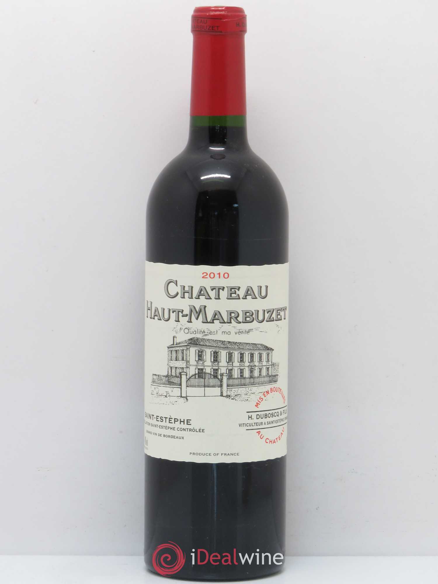 Château Haut Marbuzet 2010 - Lot de 1 bouteille - 0