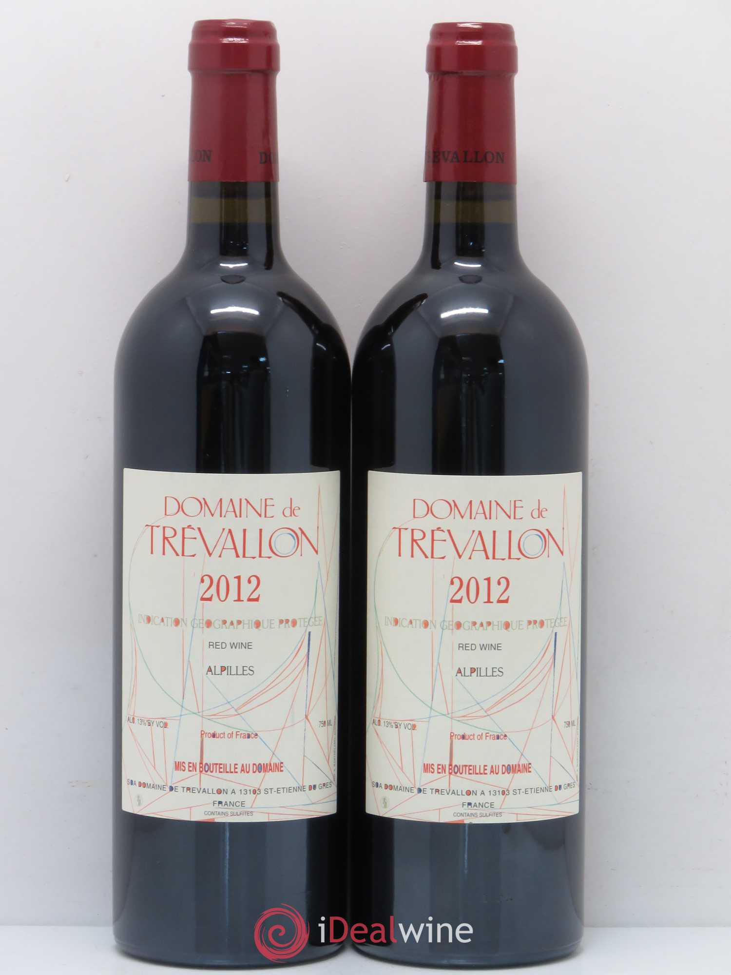 Coteaux d'Aix-en-Provence Trévallon (Domaine de) Eloi Dürrbach 2012 - Lot de 2 bouteilles - 0