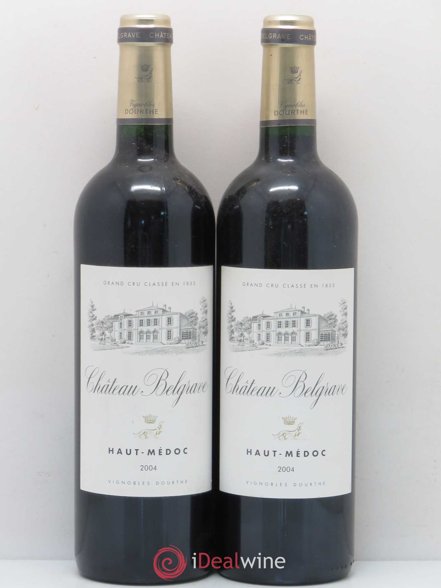 Château Belgrave 5ème Grand Cru Classé 2004 - Lot de 2 bouteilles - 0