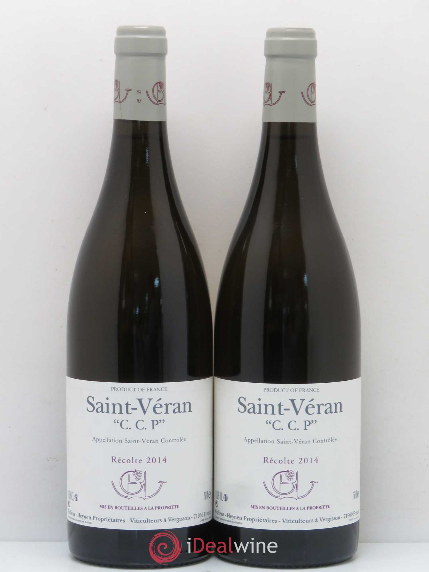 Saint-Véran Guffens-Heynen CCP 2014 - Lot de 2 bouteilles - 0