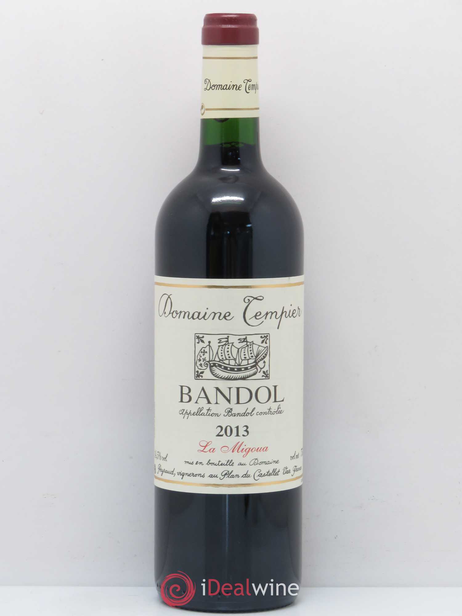 Bandol Domaine Tempier Cuvée La Migoua Famille Peyraud 2013 - Lot de 1 bouteille - 0