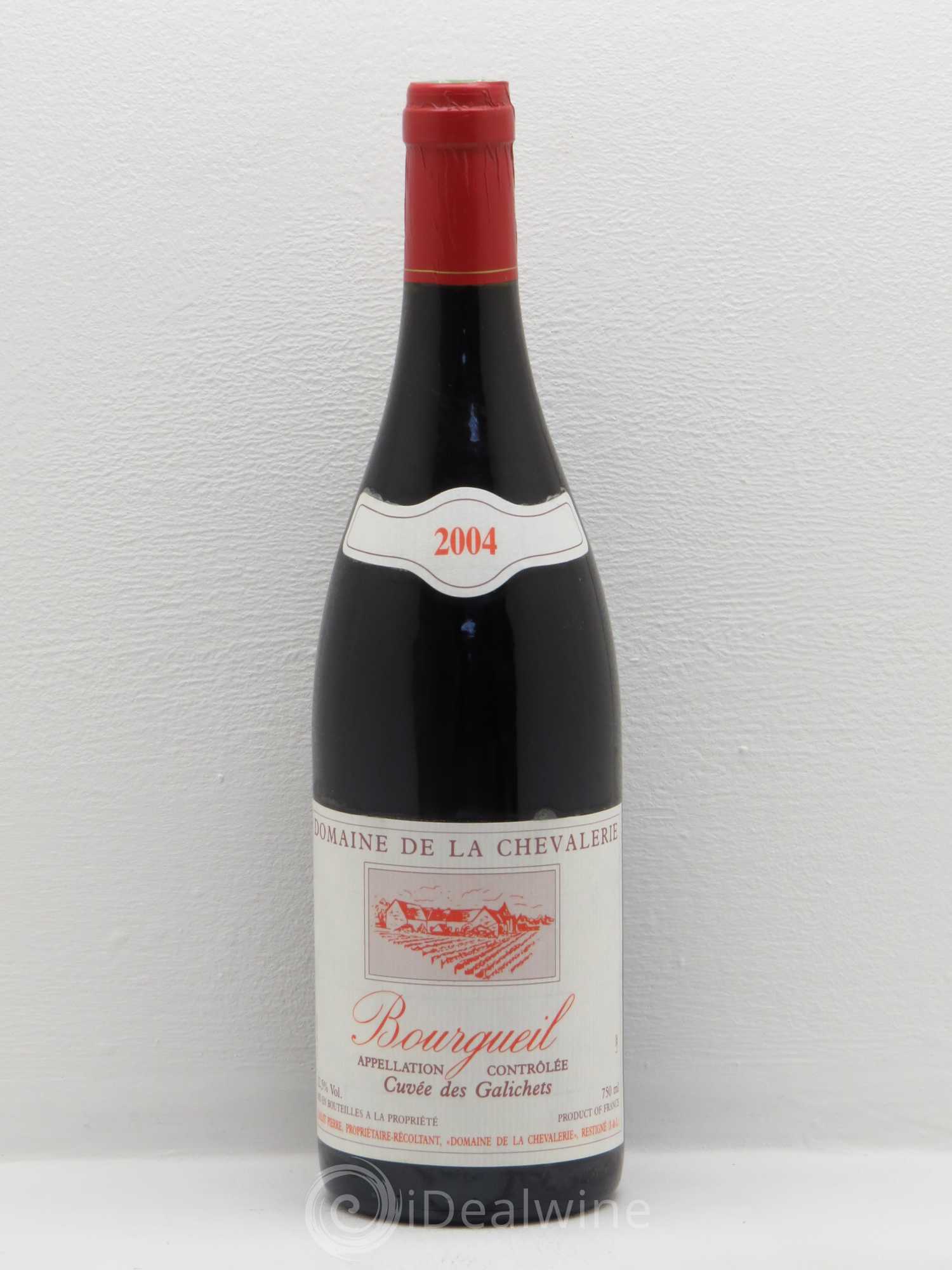 Bourgueil Galichets Domaine de la Chevalerie 2004 - Lot de 1 bouteille - 0