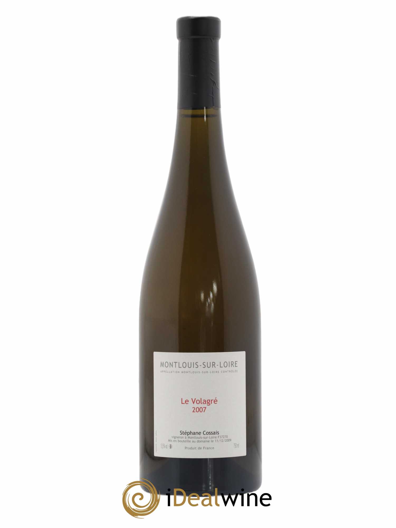 Montlouis-sur-Loire Le Volagré Stéphane Cossais 2007 - Lot de 1 bouteille - 0