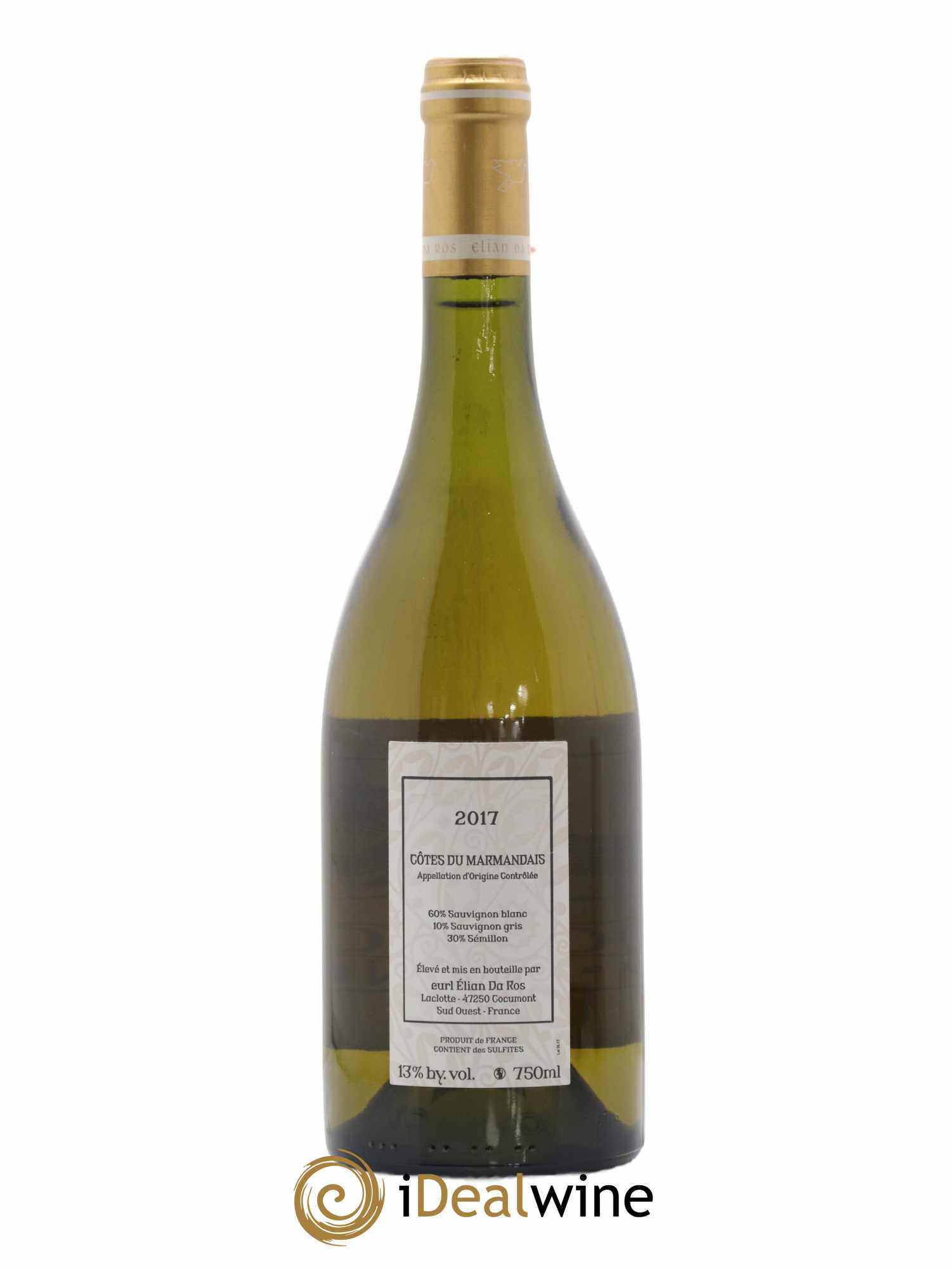 Côtes du Marmandais Coucou Elian Da Ros (Domaine) 2017 - Posten von 1 Flasche - 1