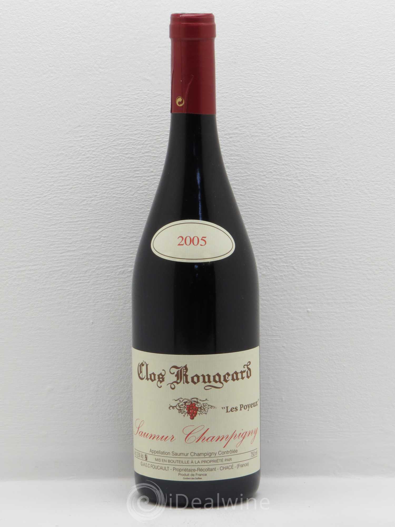 Saumur-Champigny Les Poyeux Clos Rougeard 2005 - Lot de 1 bouteille - 0
