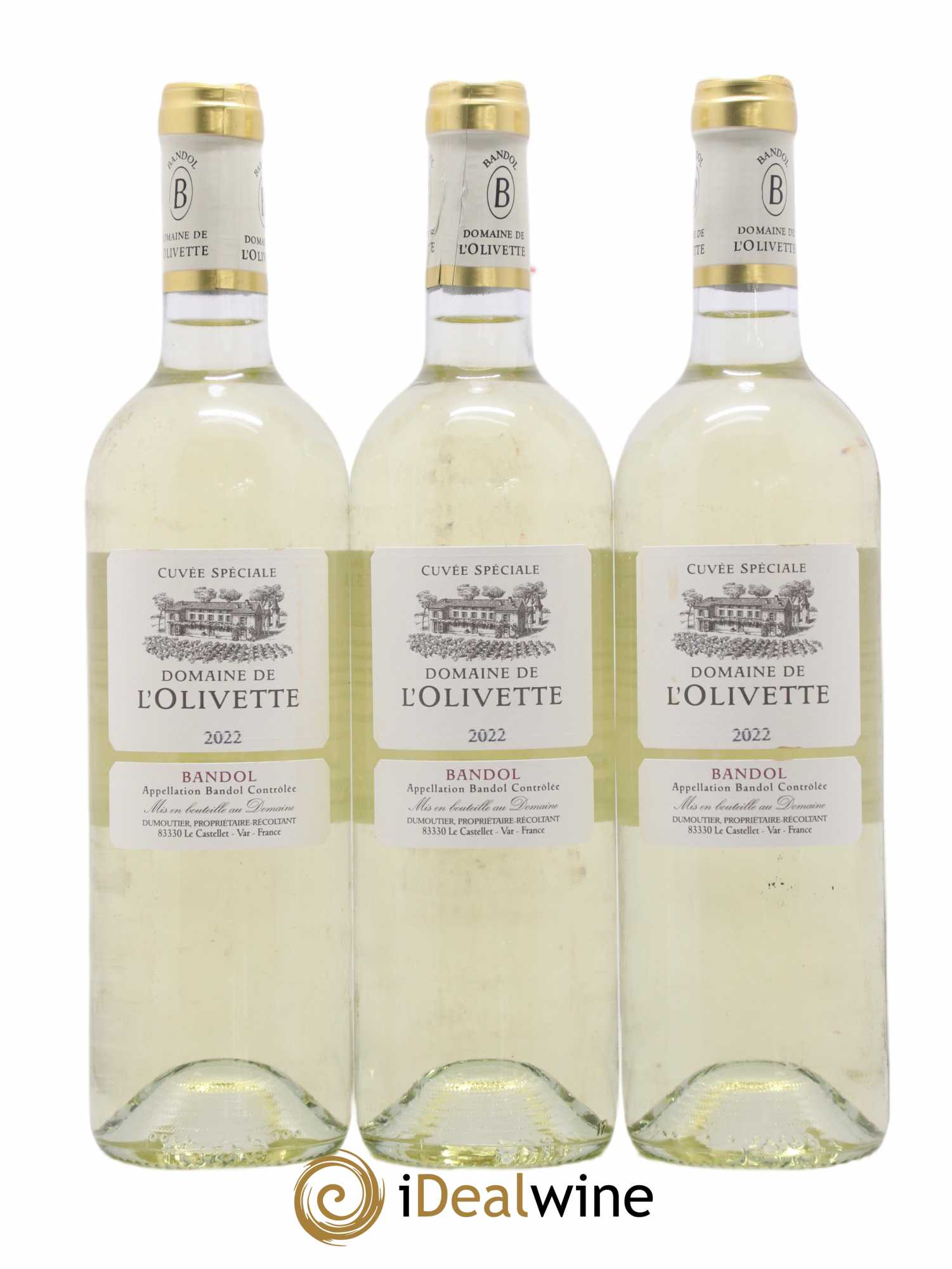 Bandol Cuvée spéciale L'Olivette (Domaine de) 2022 - Lot de 3 bouteilles - 0