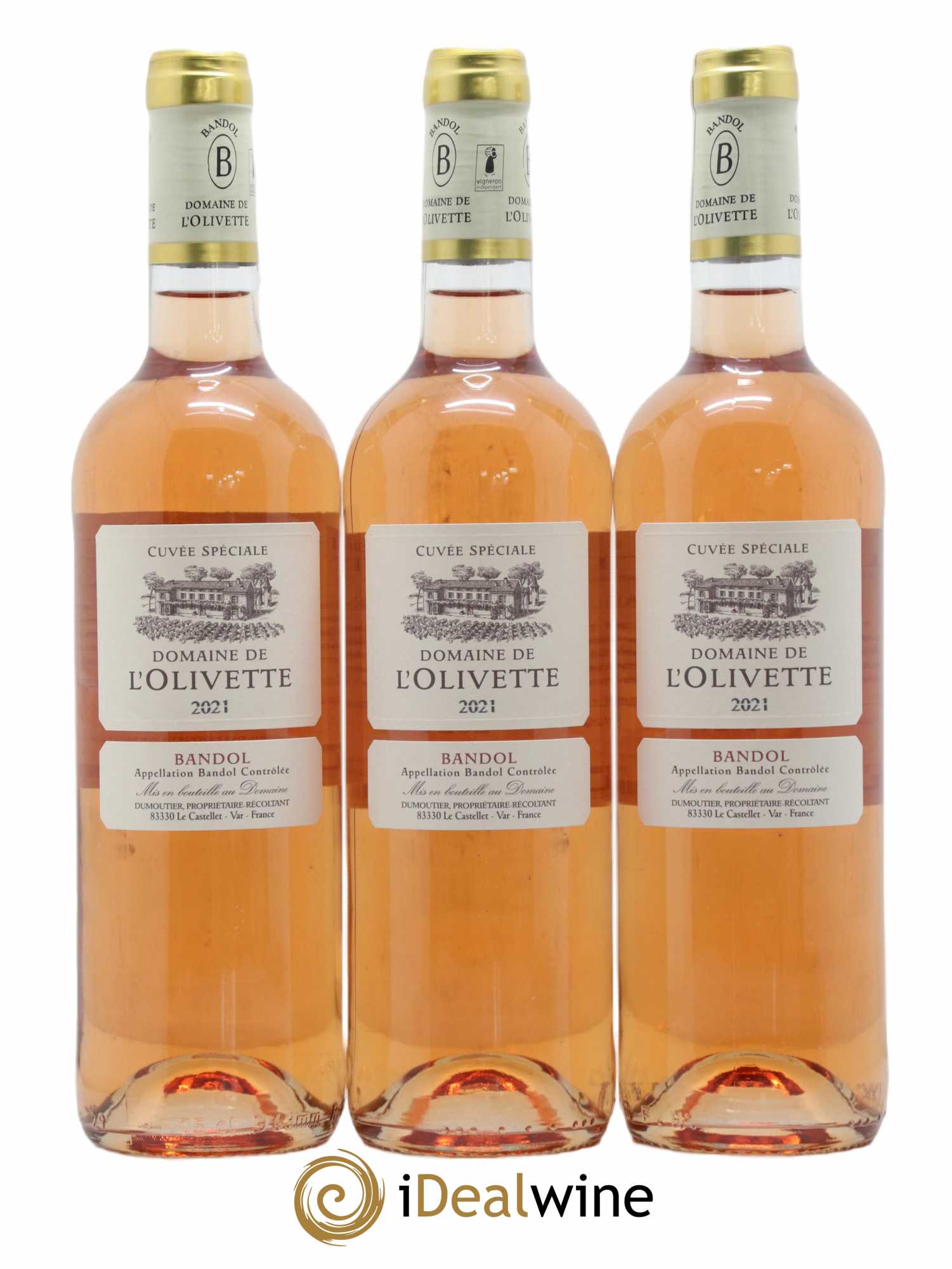 Bandol Cuvée Spéciale Domaine de l'Olivette 2021 - Lot de 3 bouteilles - 0