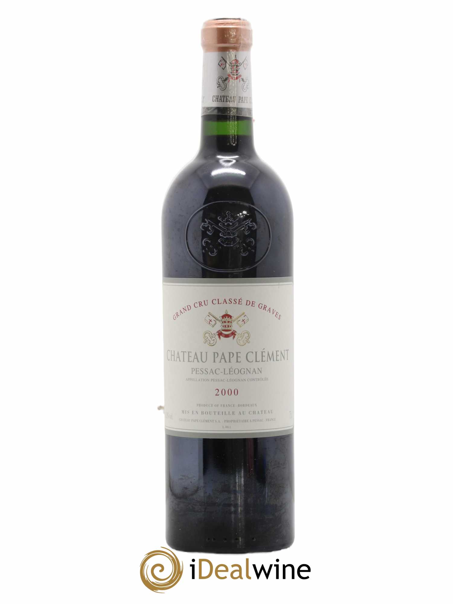 Château Pape Clément Cru Classé de Graves 2000 - Lot de 1 bouteille - 0