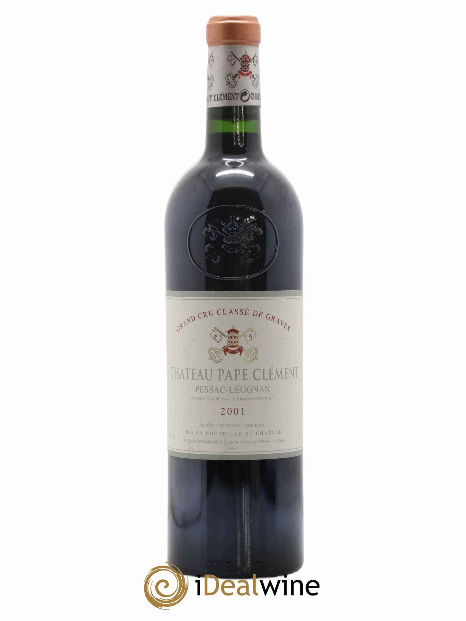 Château Pape Clément Cru Classé de Graves 2001 - Lot de 1 bouteille - 0