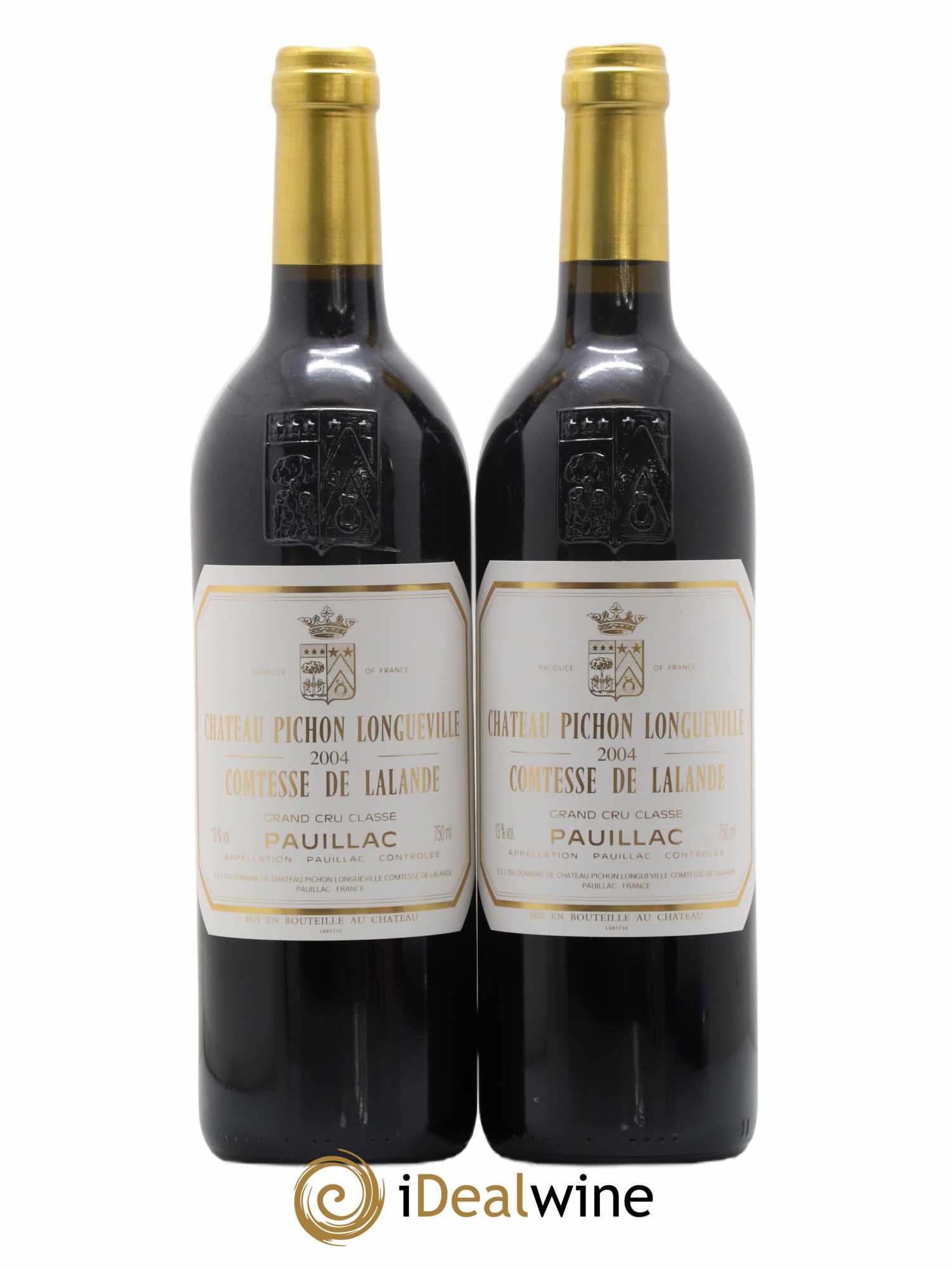 Château Pichon Longueville Comtesse de Lalande 2ème Grand Cru Classé 2004 - Lot de 2 bouteilles - 0
