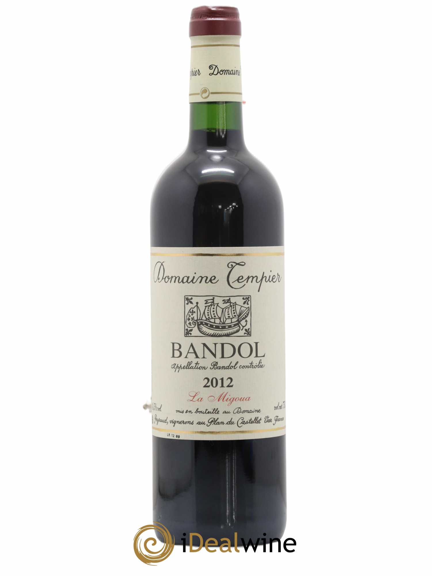 Bandol Domaine Tempier Cuvée La Migoua Famille Peyraud 2012 - Lot de 1 bouteille - 0