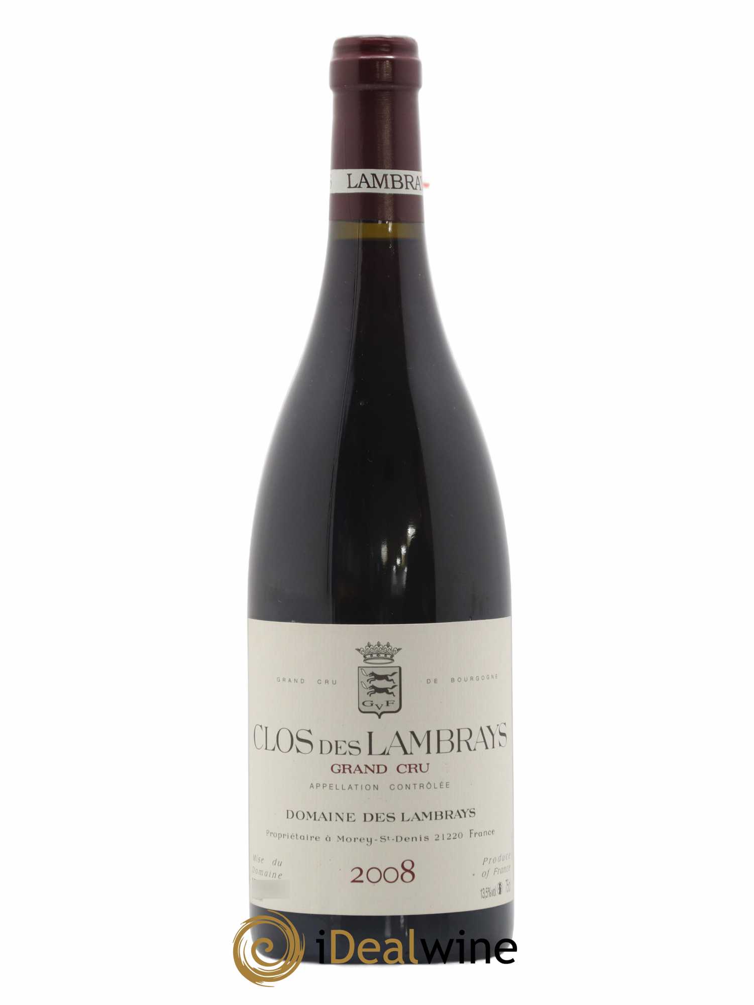 Clos des Lambrays Grand Cru Domaine des Lambrays 2008 - Lot de 1 bouteille - 0