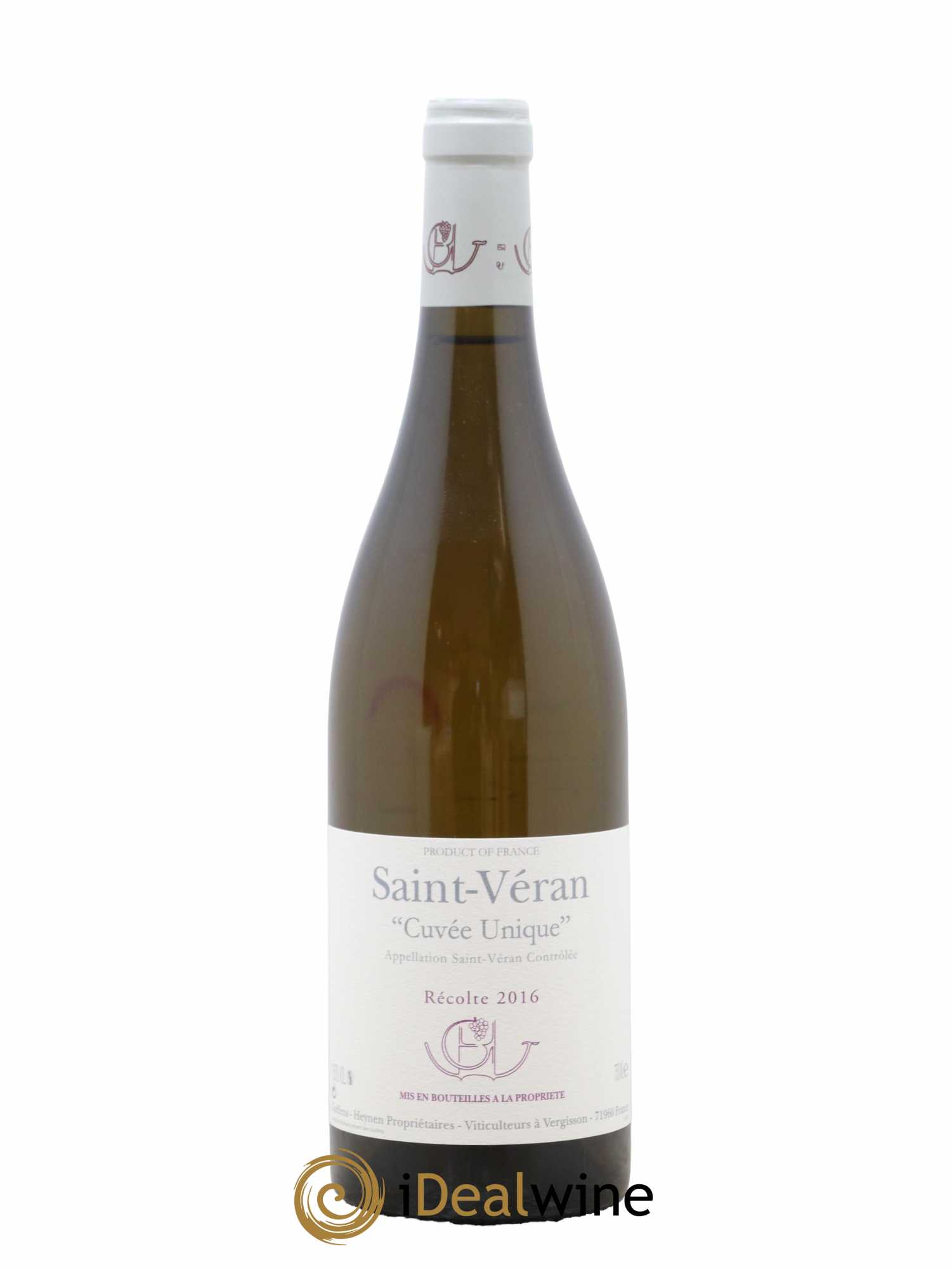 Saint-Véran Cuvée Unique Guffens-Heynen 2016 - Lot de 1 bouteille - 0