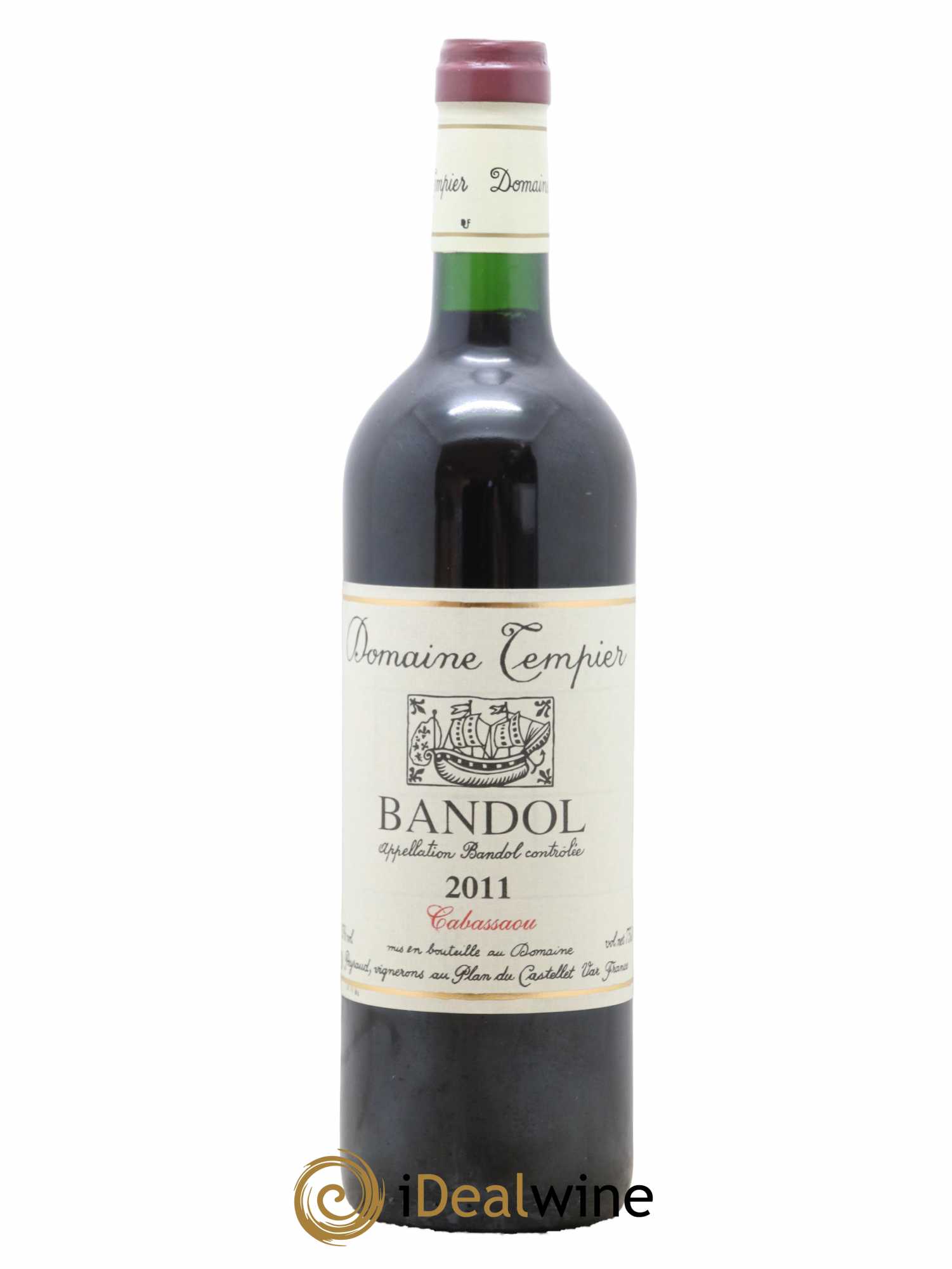 Bandol Domaine Tempier Cuvée Cabassaou Famille Peyraud 2011 - Lot de 1 bouteille - 0