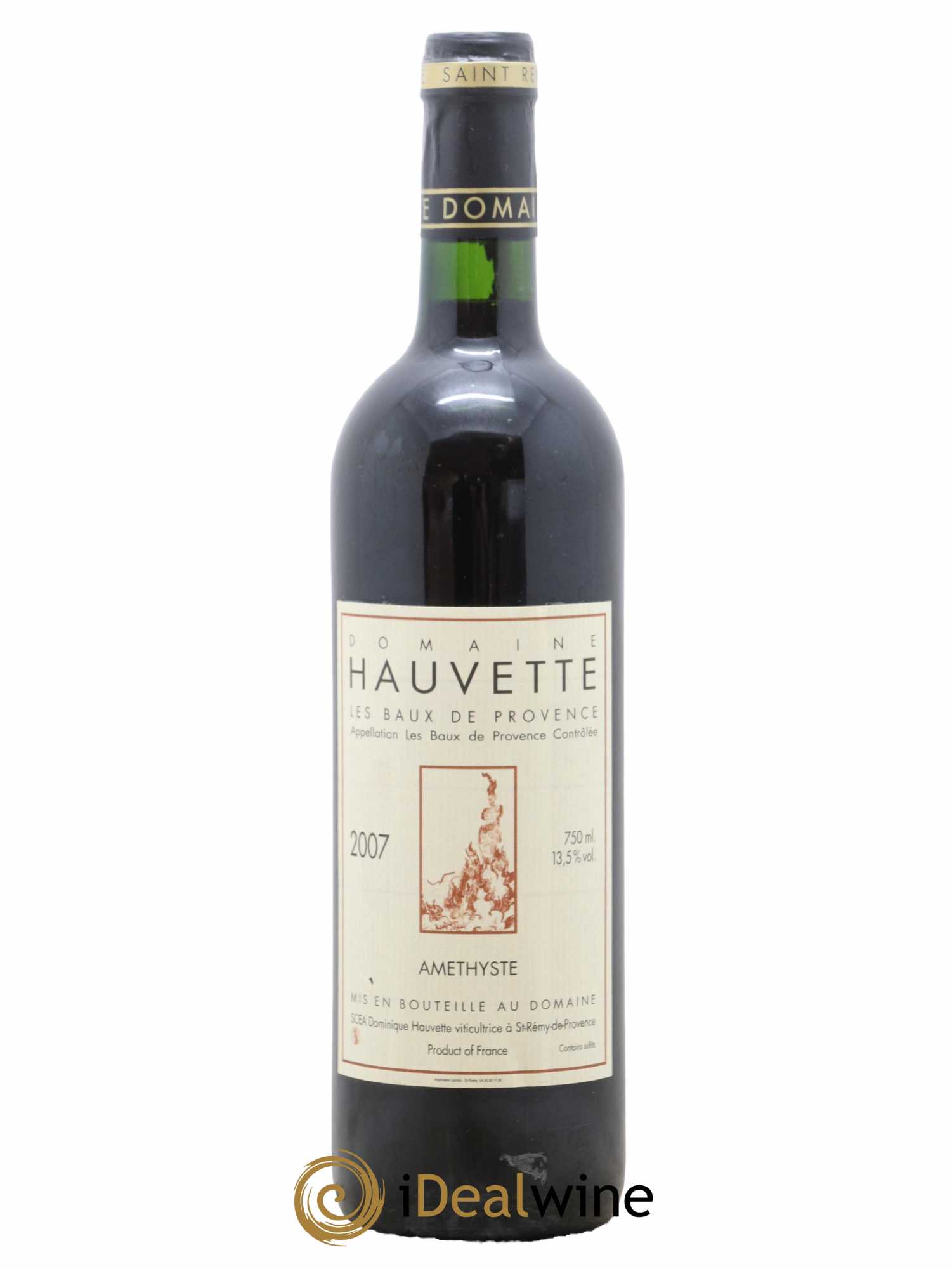 Alpilles Améthyste Hauvette (Domaine) 2007 - Lot de 1 bouteille - 0