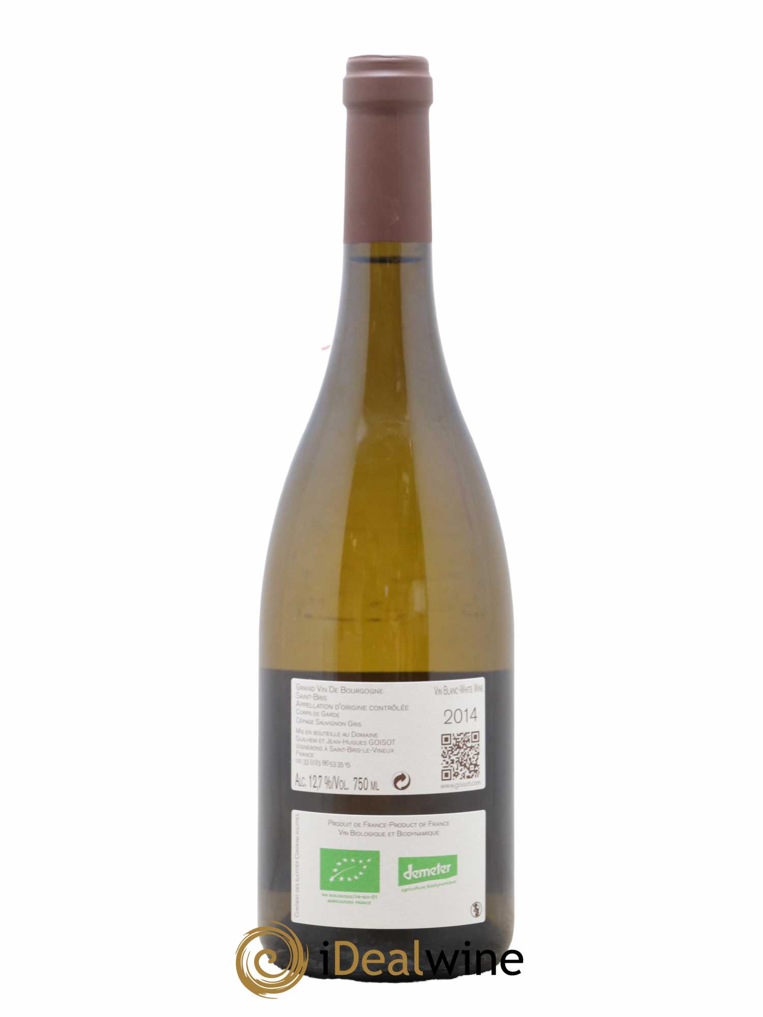 Saint-Bris Corps de Garde Goisot 2014 - Lot de 1 bouteille - 1