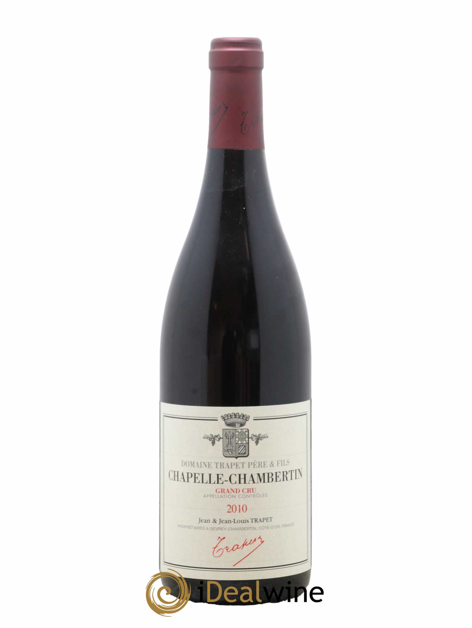 Chapelle-Chambertin Grand Cru Domaine Trapet 2010 - Lot de 1 bouteille - 0
