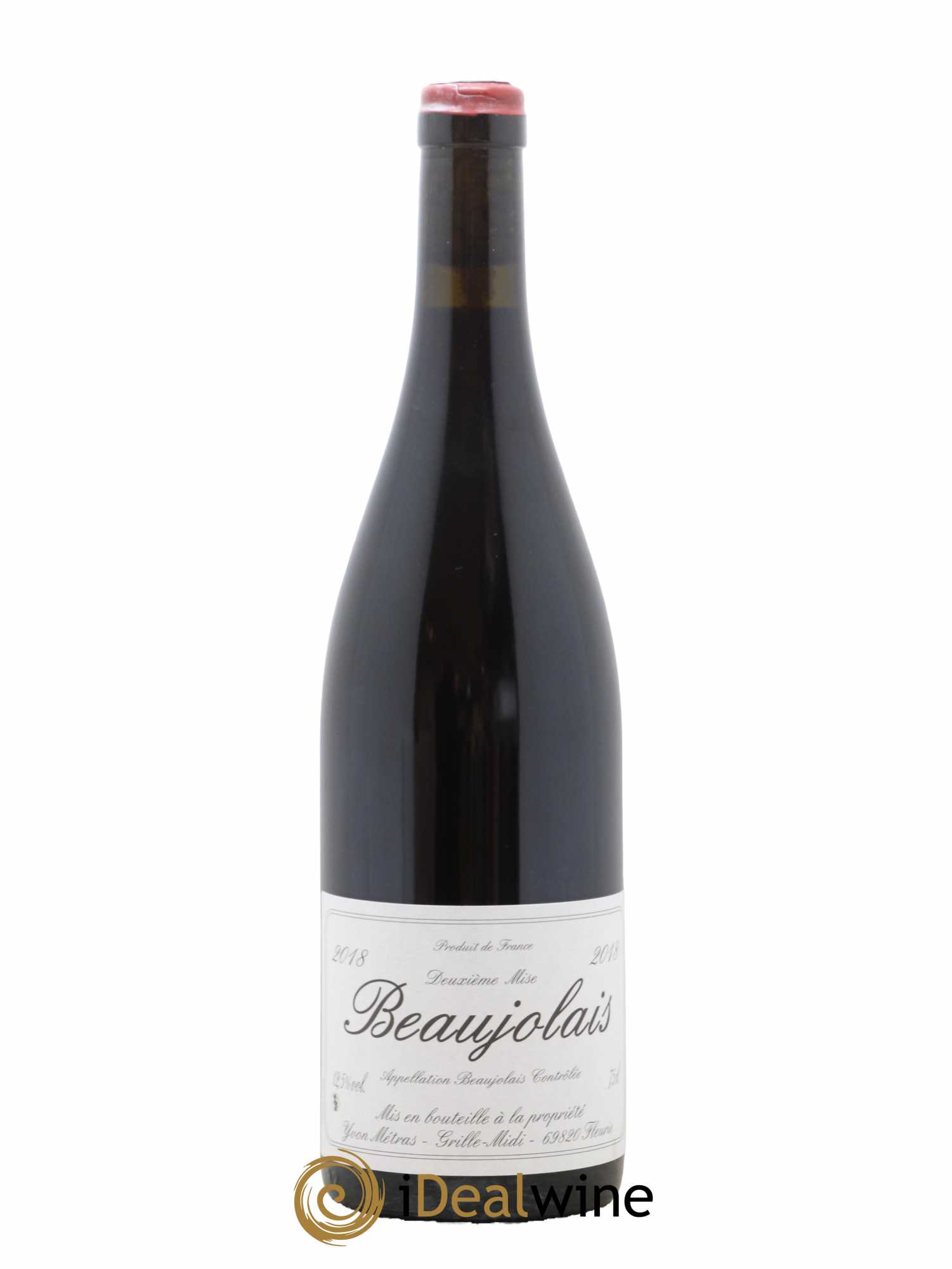 Beaujolais 2nde Mise Yvon Métras 2018 - Lot de 1 bouteille - 0