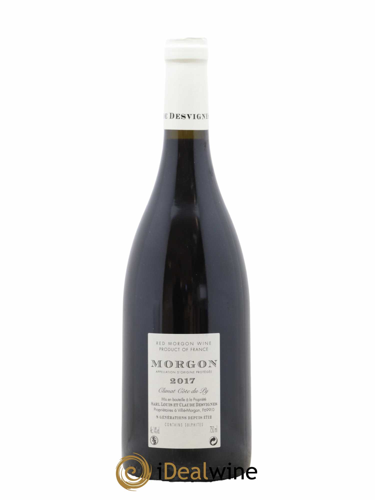 Morgon Javernières Louis-Claude Desvignes 2017 - Lot de 1 bouteille - 1