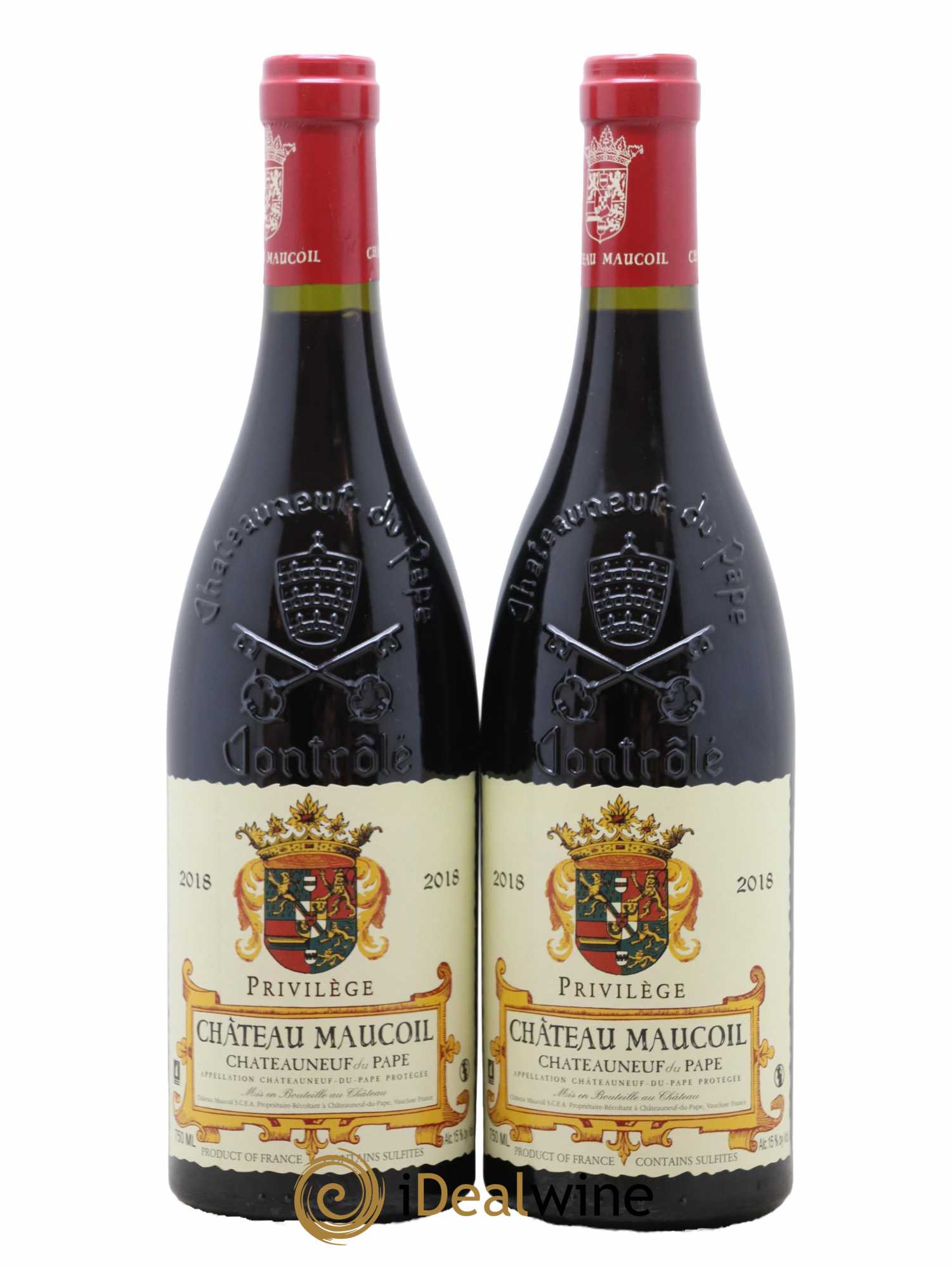 Châteauneuf-du-Pape Privilège Château Maucoil 2018 - Lot de 2 bouteilles - 0