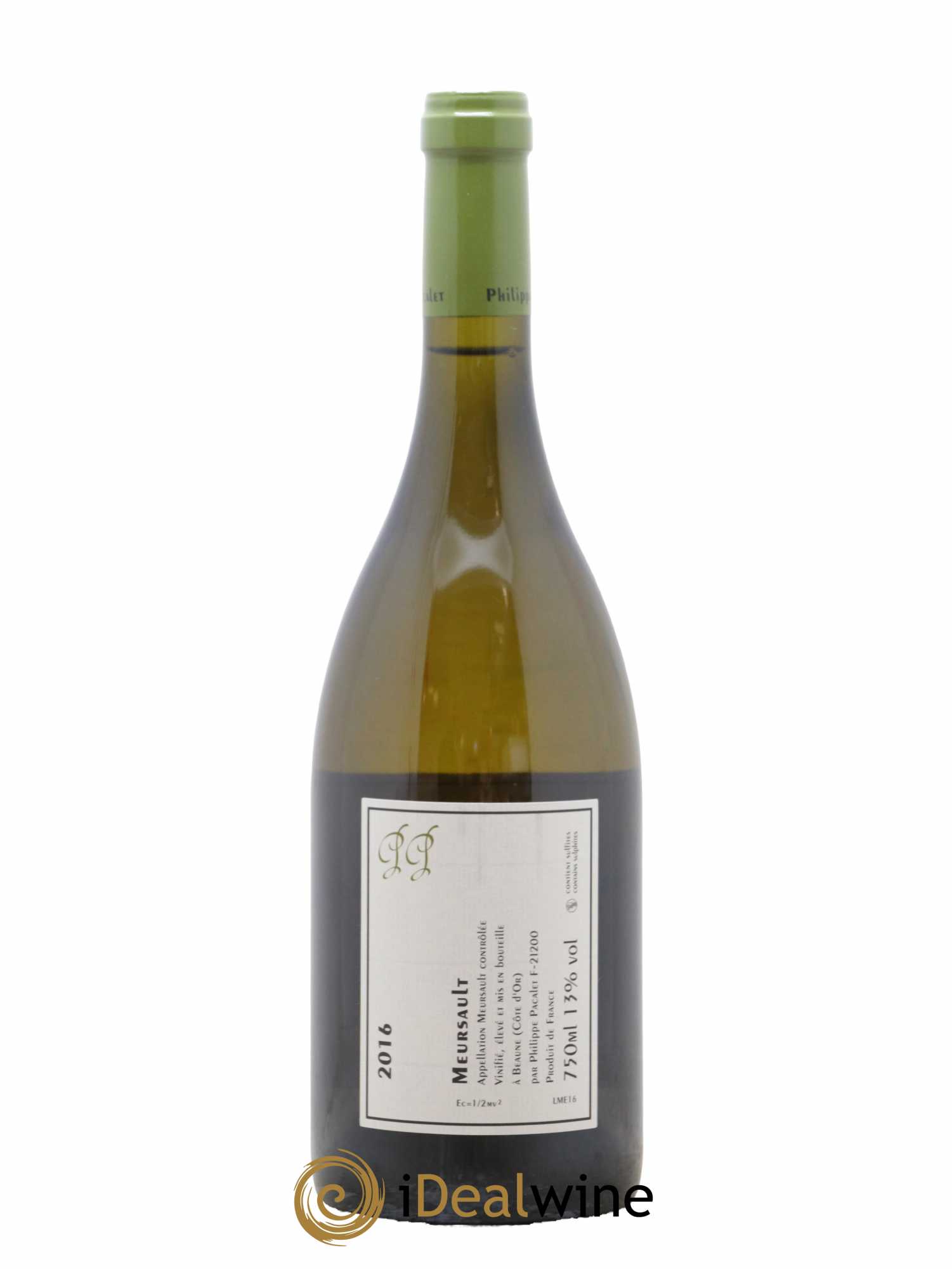 Meursault Philippe Pacalet 2016 - Lot de 1 bouteille - 1