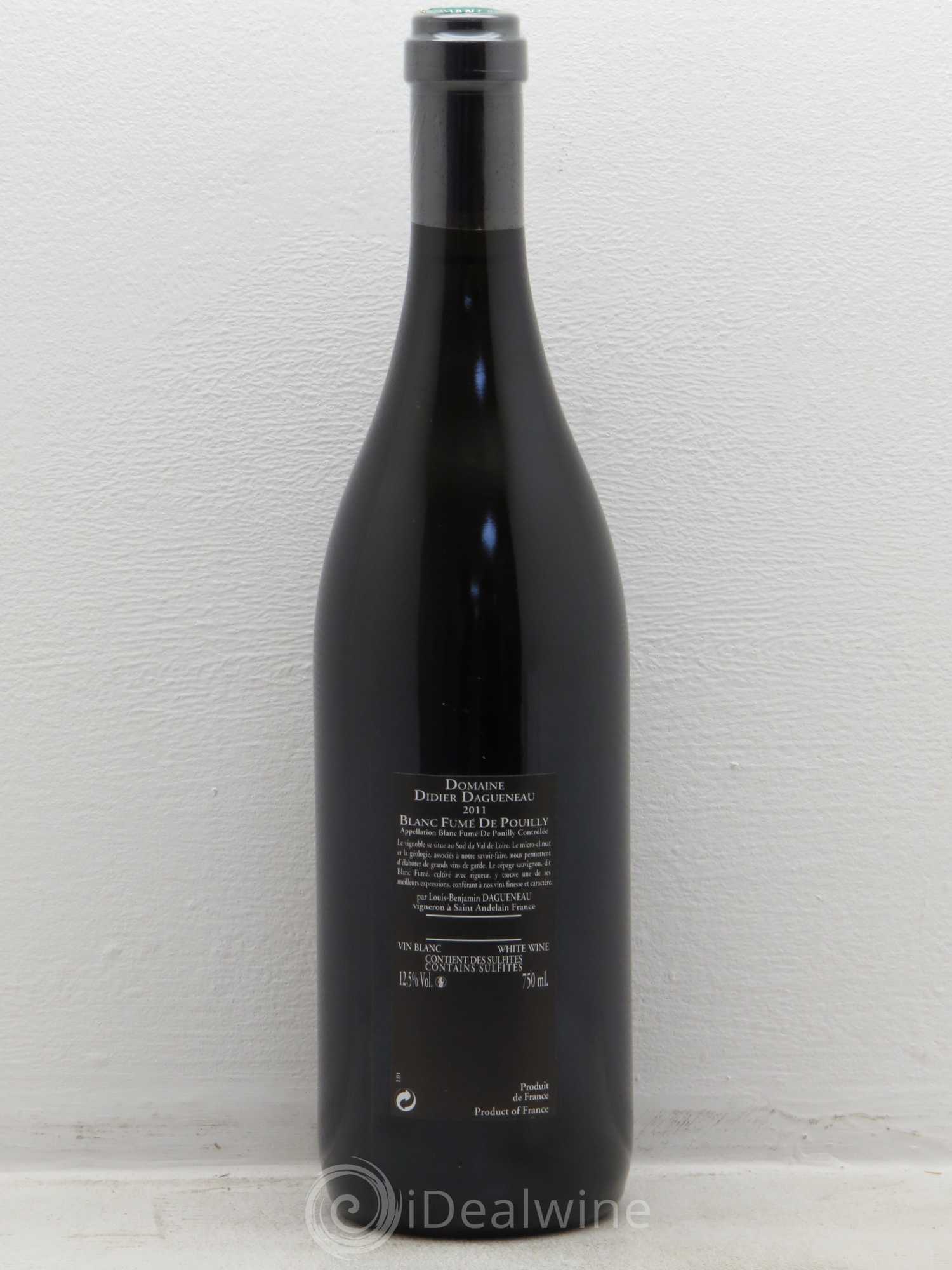 Vin de France (anciennement Pouilly-Fumé) Silex Dagueneau (Domaine Didier - Louis-Benjamin) 2011 - Lot de 1 bouteille - 1